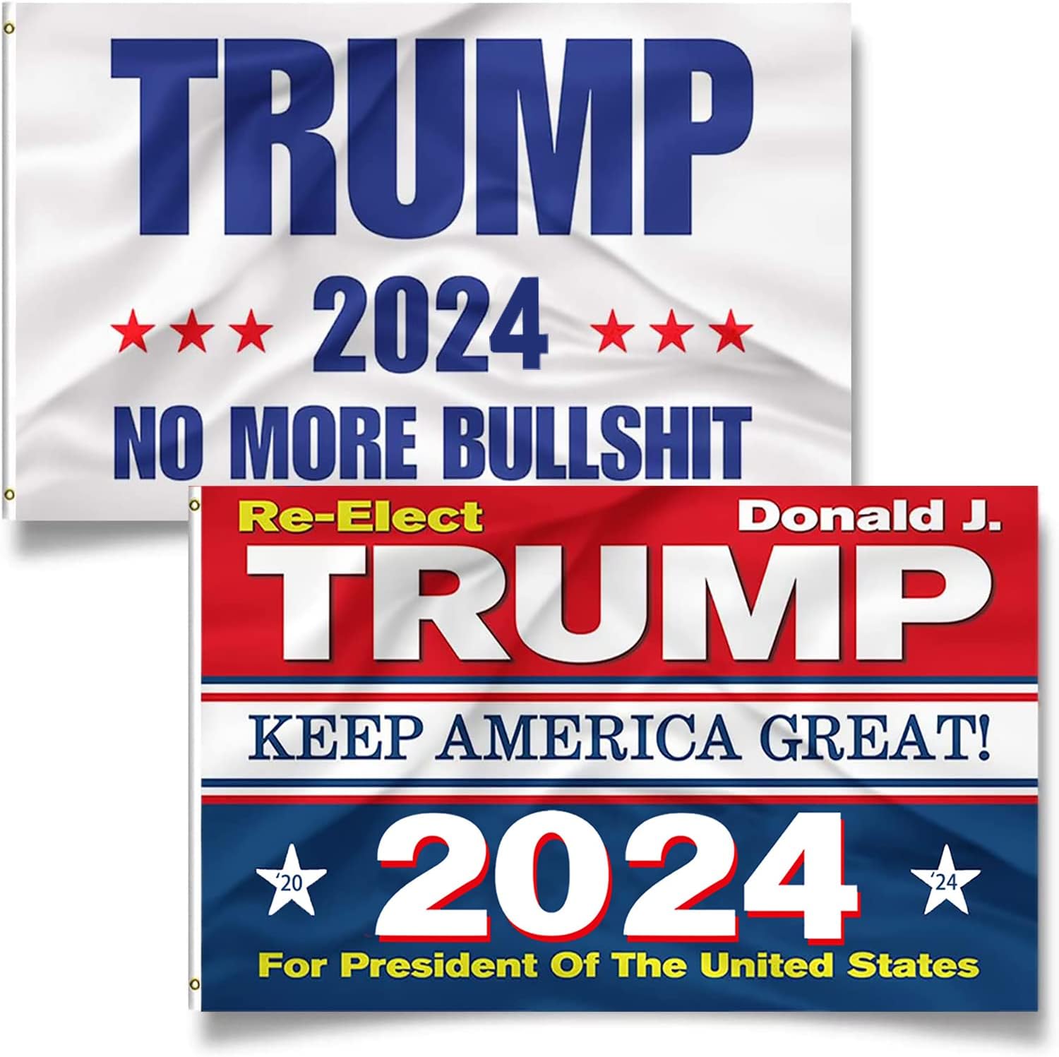 2024 Trump Flag for President 2 Pieces Donald Trump Flags