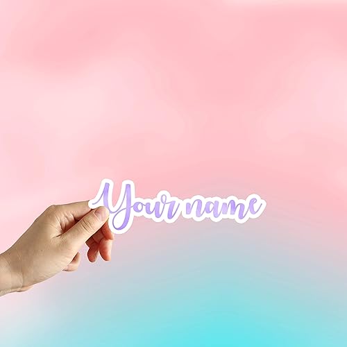 Miniatura 6 de Personalized Name Sticker, Laptop Sticker, Water Bottle Sticker, Phone Sticker, Window Sticker, Custom Sticker