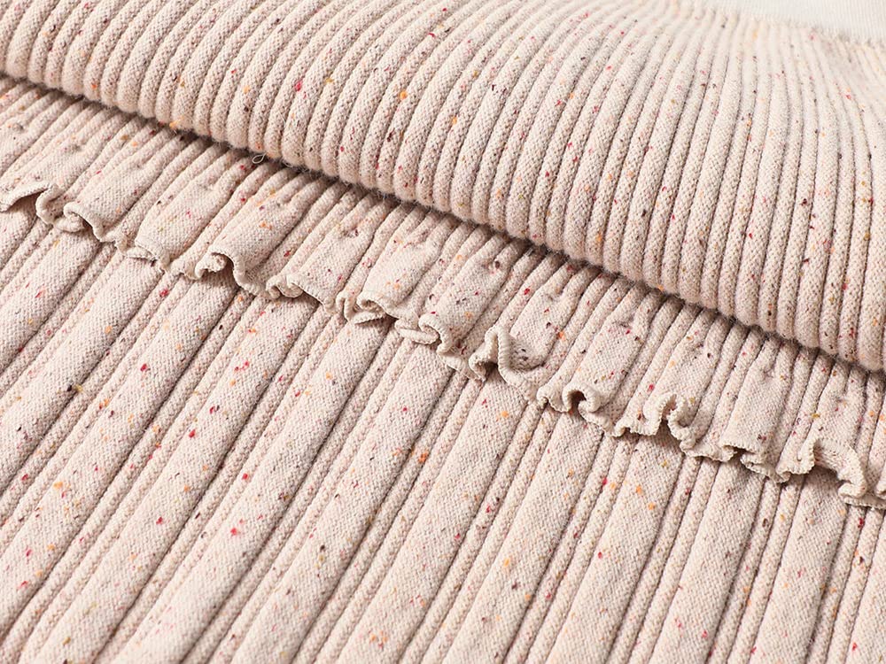 LUKX Rock Damen,Damen Minirock Beige Elastische Hohe Taille Gestrickt Geschichteter Rüschen Faltenrock Mode A-Linie Geraffter Herbst Winter Kurzer Rock Für Mädchen Damen