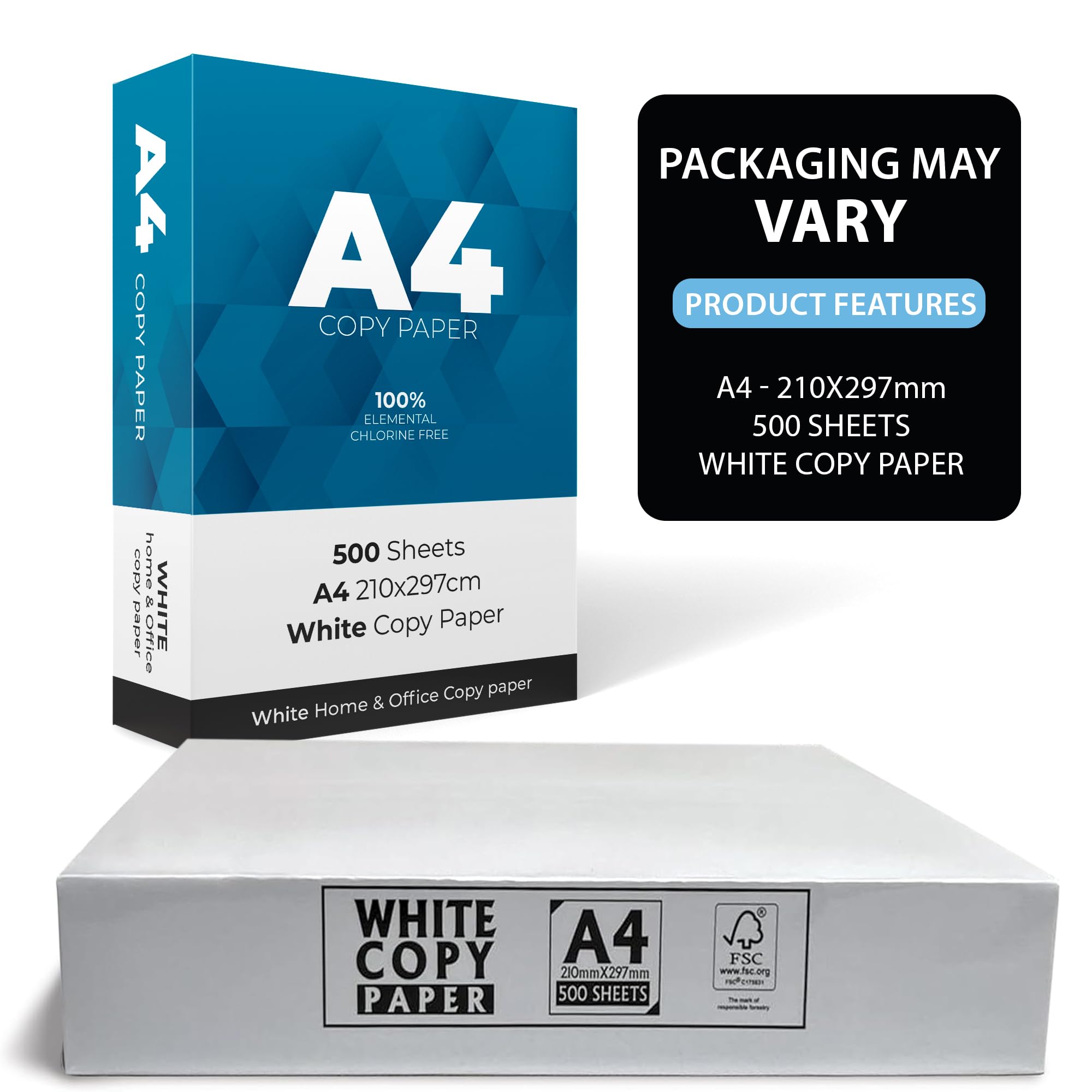 Scott 11 A4 Printer Paper, 500 Sheets, Smooth, Jam-Free, Bleed-Resistant, Works with Inkjet, Laser Printers & Copiers - Image 2