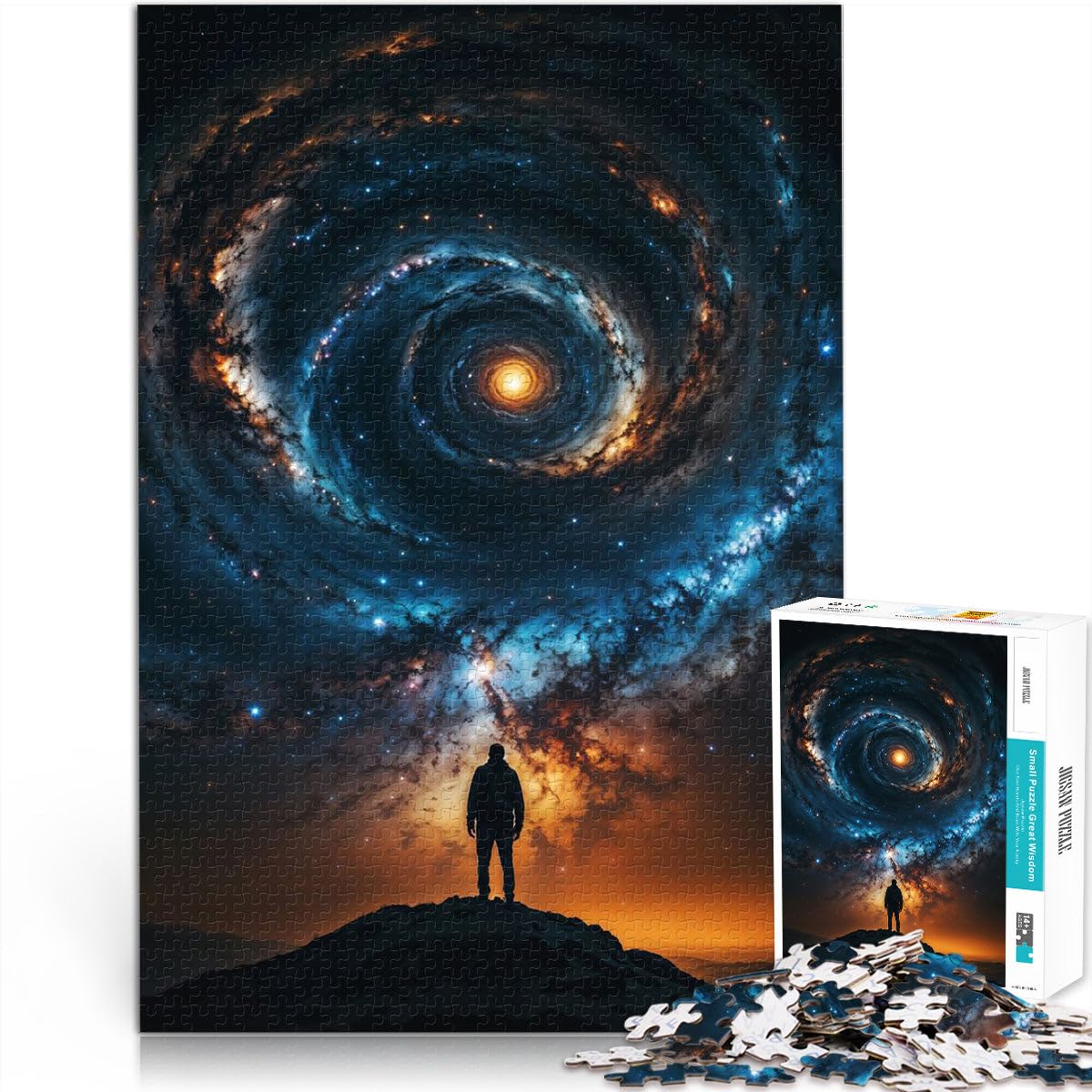 2000-piece puzzle for teenagers The Contemplative Made of cardboard for age 14+ Perfect decoration Artwork Gift 。size：70x100cm/27.5x39.3inch