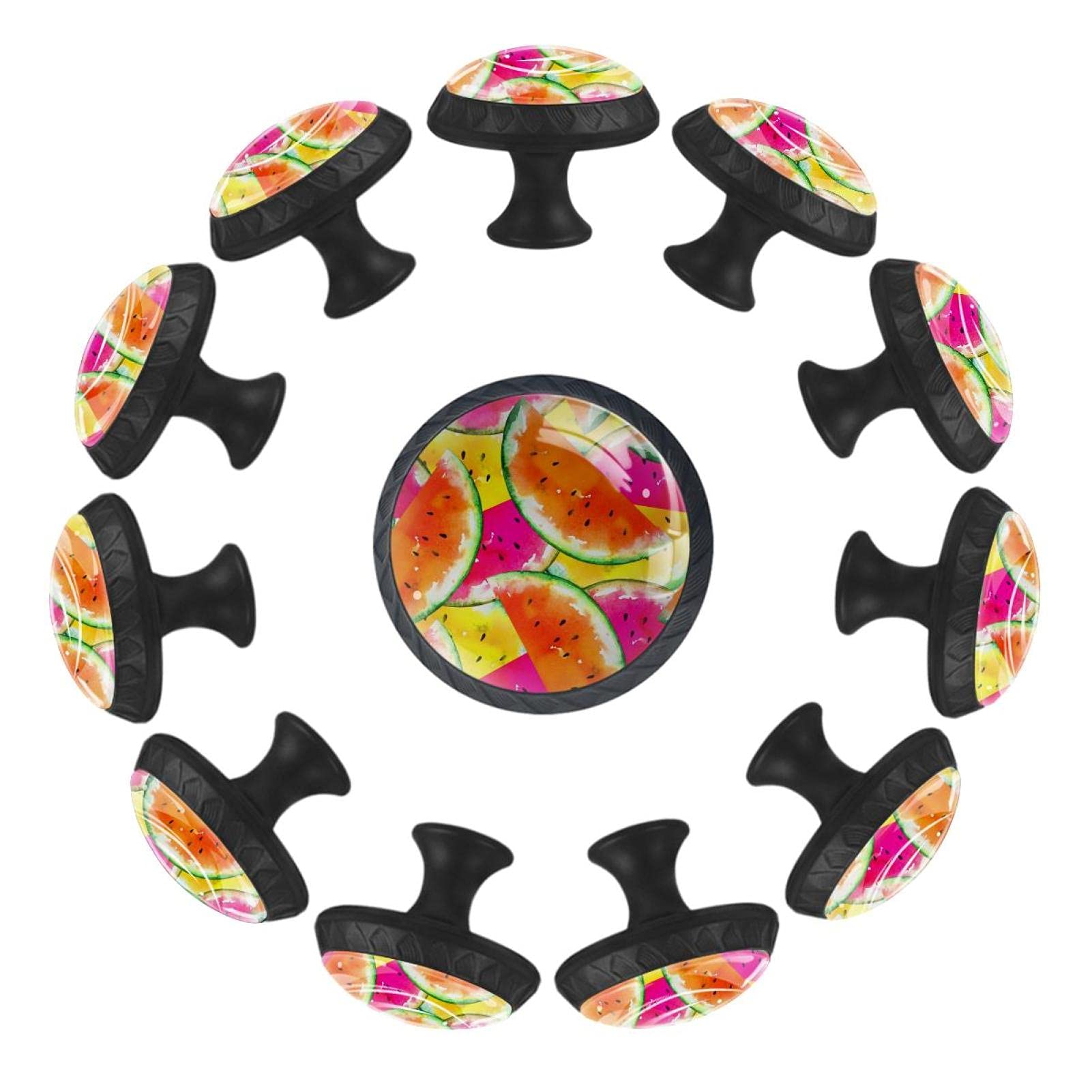Boutons de tiroir pastèque (x12) de 35 mm pour commode et chambre d'enfant