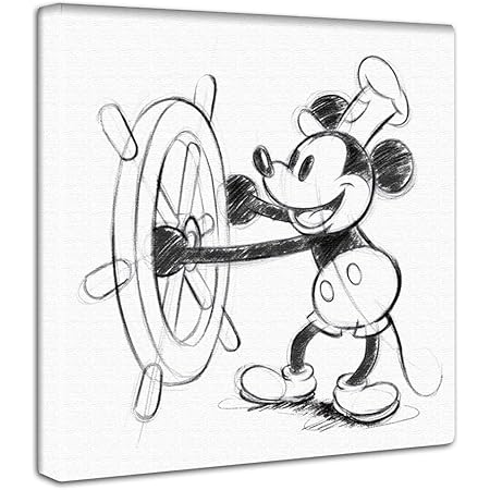 Amazon アートデリ ポスター ミッキーマウスのファブリックパネル インテリア 雑貨 アート レトロ Dsny 1710 17 Dsny 1710 17 インテリア オンライン通販