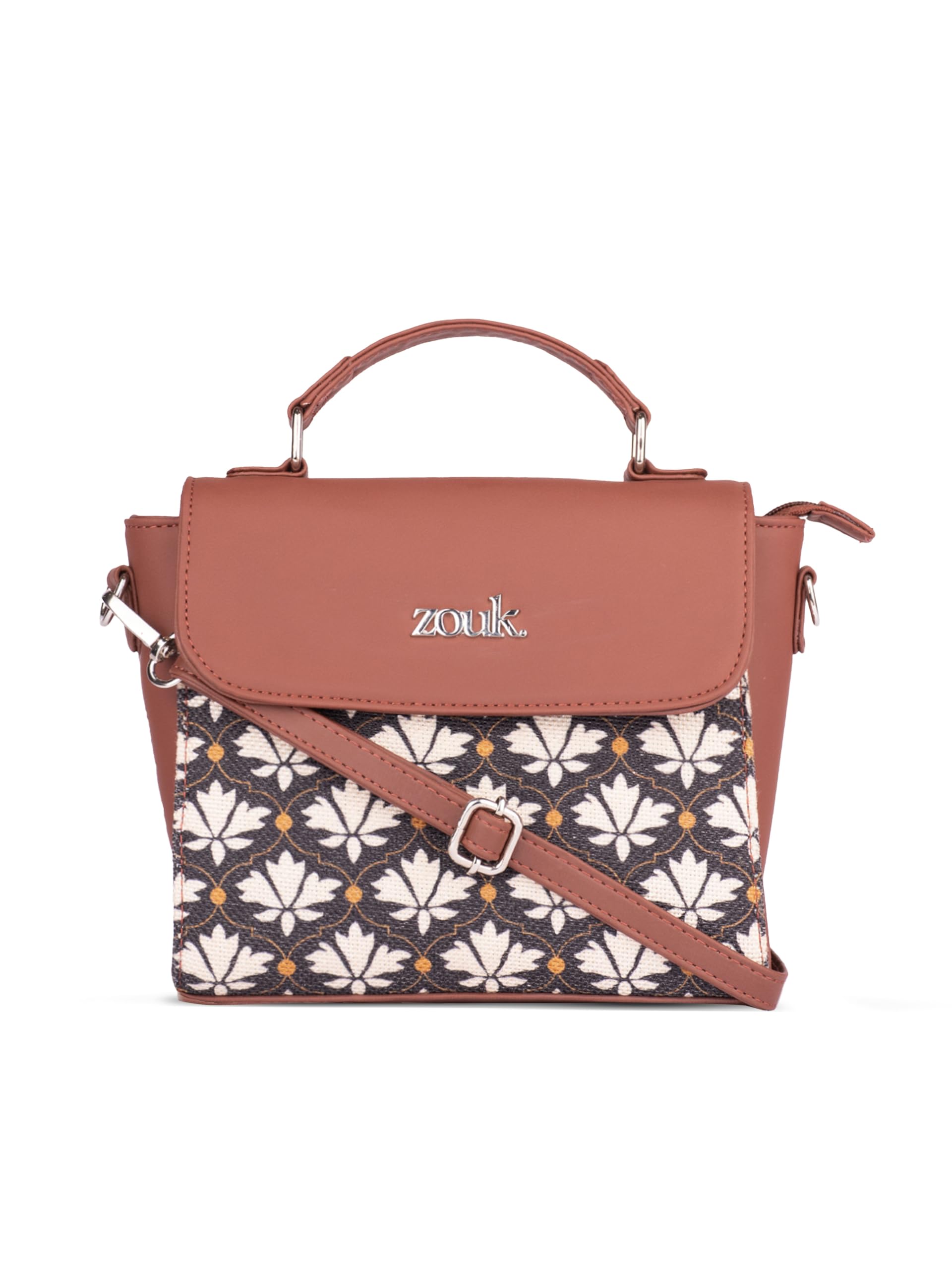 ZOUKStatement Sling Bag With Handle For Women's Girls Ladies