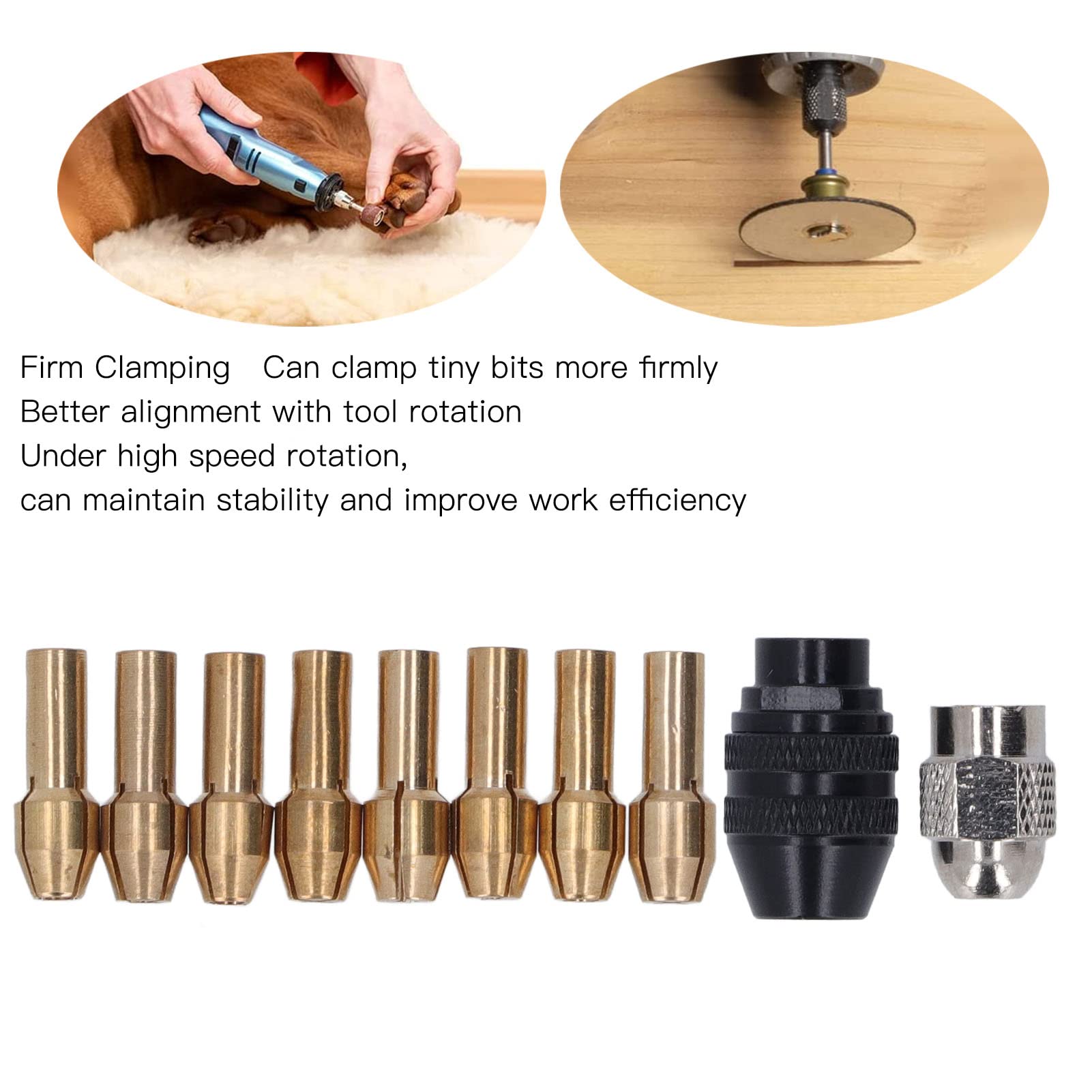 Mandrino Autoserrante Senza Chiave R8 - Campo 1/32"-5/8", Per Trapano CNC O Tornio, Precisione 0,000 Cm