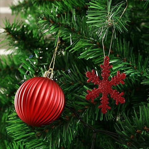 Miniatura 3 de Sunnyglade - Juego de bolas de Navidad (60 unidades)