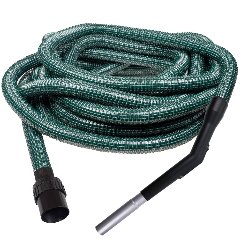 1A SCHLAUCH - Gewebeschlauch mit Handgriff für alle Industriesauger Kesselsauger mit 58 mm Anschluss Knickfest und sehr flexibel - TOP QUALITÄT