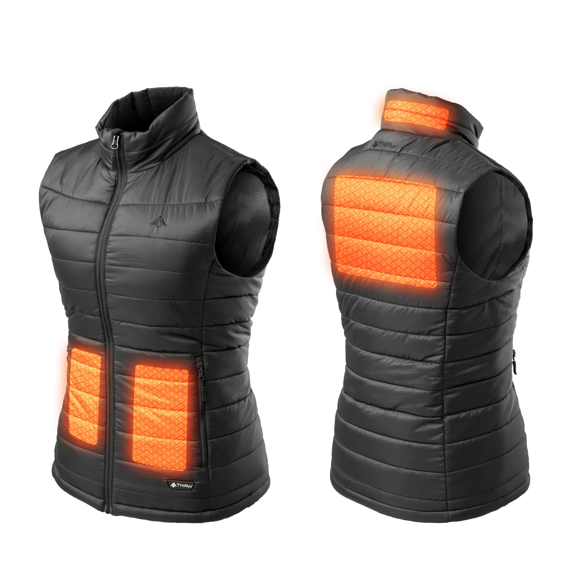 THAW Gilet riscaldato da donna, leggero, ricaricabile, con 3 zone di calore, impostazioni di calore regolabili, design isolante, ideale per lavoro all'aperto, escursionismo