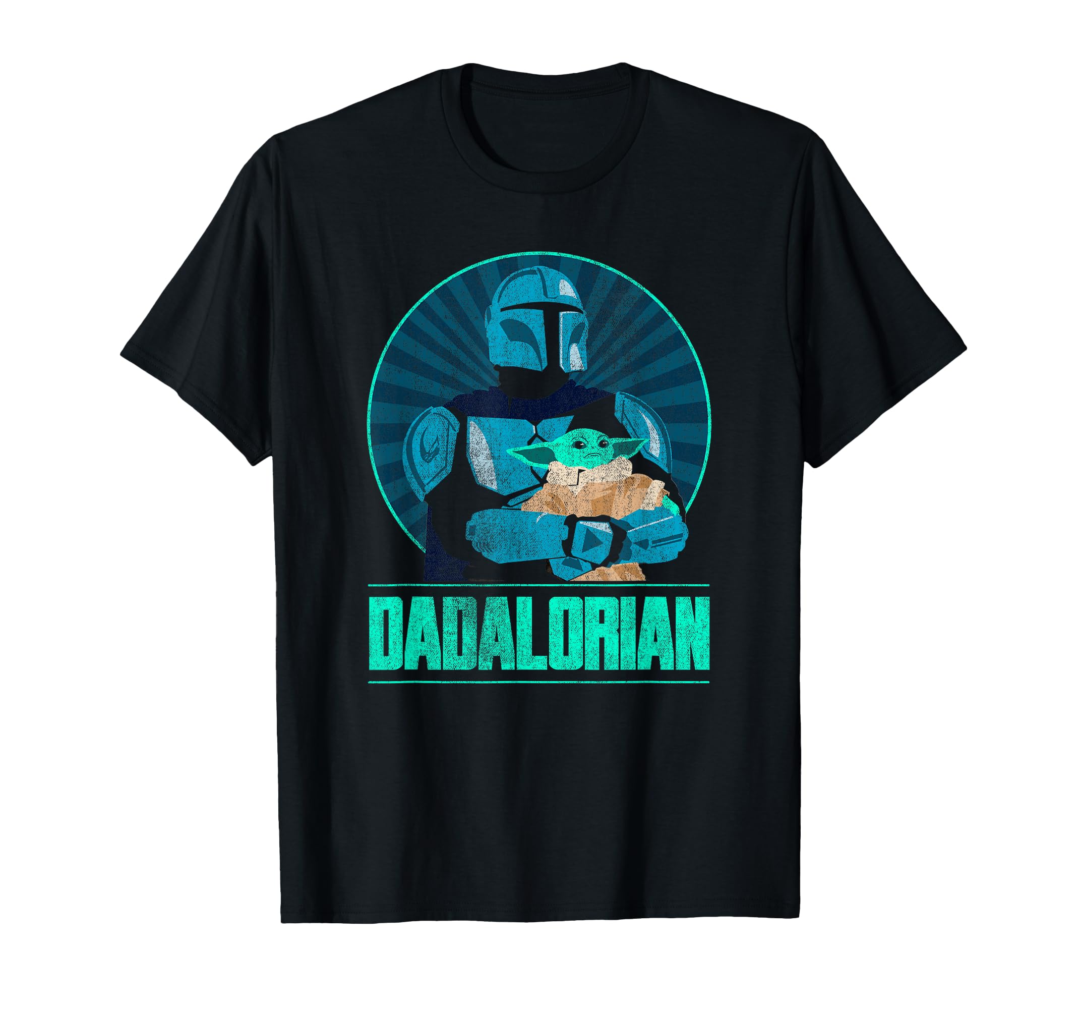 Star Wars The Mandalorian Father's Day Dadalorian Retro T-Shirt