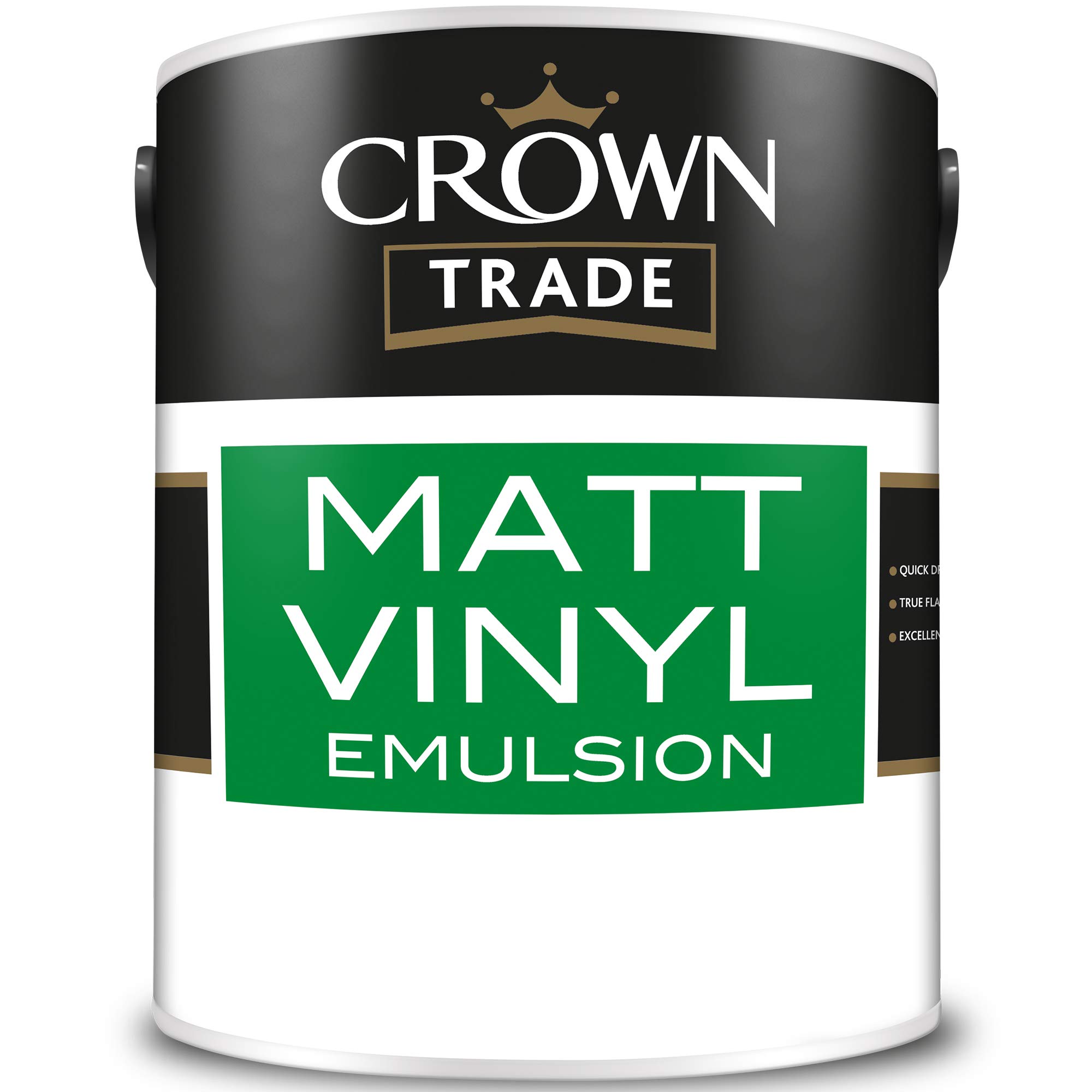 Crown Trade 5 Litre Vinyl Matt Brilliant White