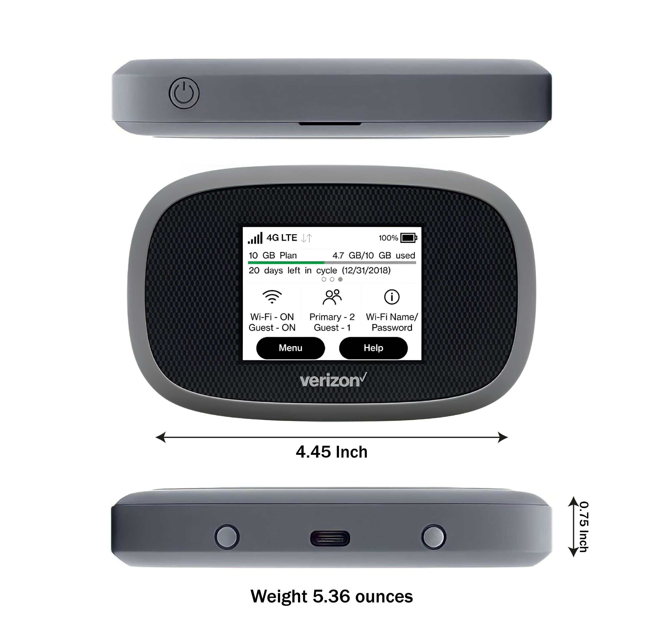 Amazon.com: Verizon Wireless Jetpack Inseego MiFi 8800L | Free VPN 