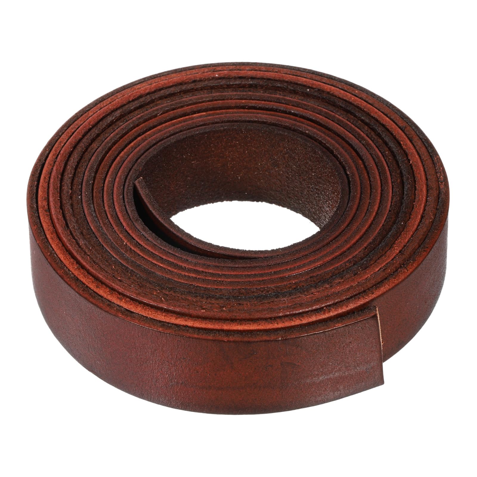 QUARKZMAN 2,2 yard 15 mm vintage platte leren koord, 2 mm dikke lederen