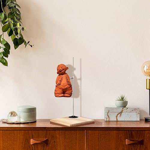 Miniatura 7 de Geelin Escultura de arcilla Soporte fijo Soporte de fijación Soporte de modelado de arcilla Marco de soporte de escultura de mano DIY Soporte de