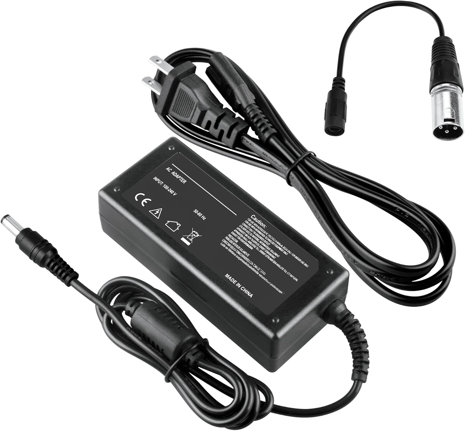 3 Pin XLR 24V AC Adapter Compatible with Golden Buzzaround Lite XLS HD GB101 GB104 GB106 GB107 XL GB116 GL110 GL140 LiteRider PTC S539 S549 Mobility Scooter Class 2 Power Supply