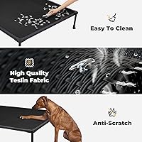 Vista 5 de Veehoo CWC2203A - Cama elevada refrescante para perros medianos, plataforma lavable para mascotas con patas antideslizantes para interiores