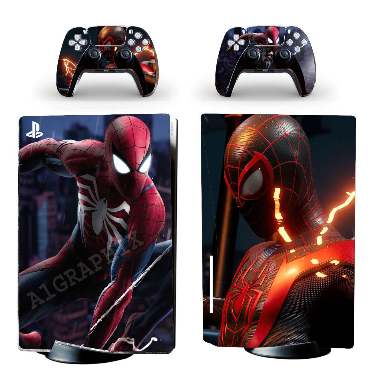GADGETSWRAP Ps5 Skin Protector for PS5 Playstation Console Wrap Sticker Skin with 2 Wireless Controller Decal Sticker (B0CCHPWJ8Q) Amazon Price History, Amazon Price Tracker