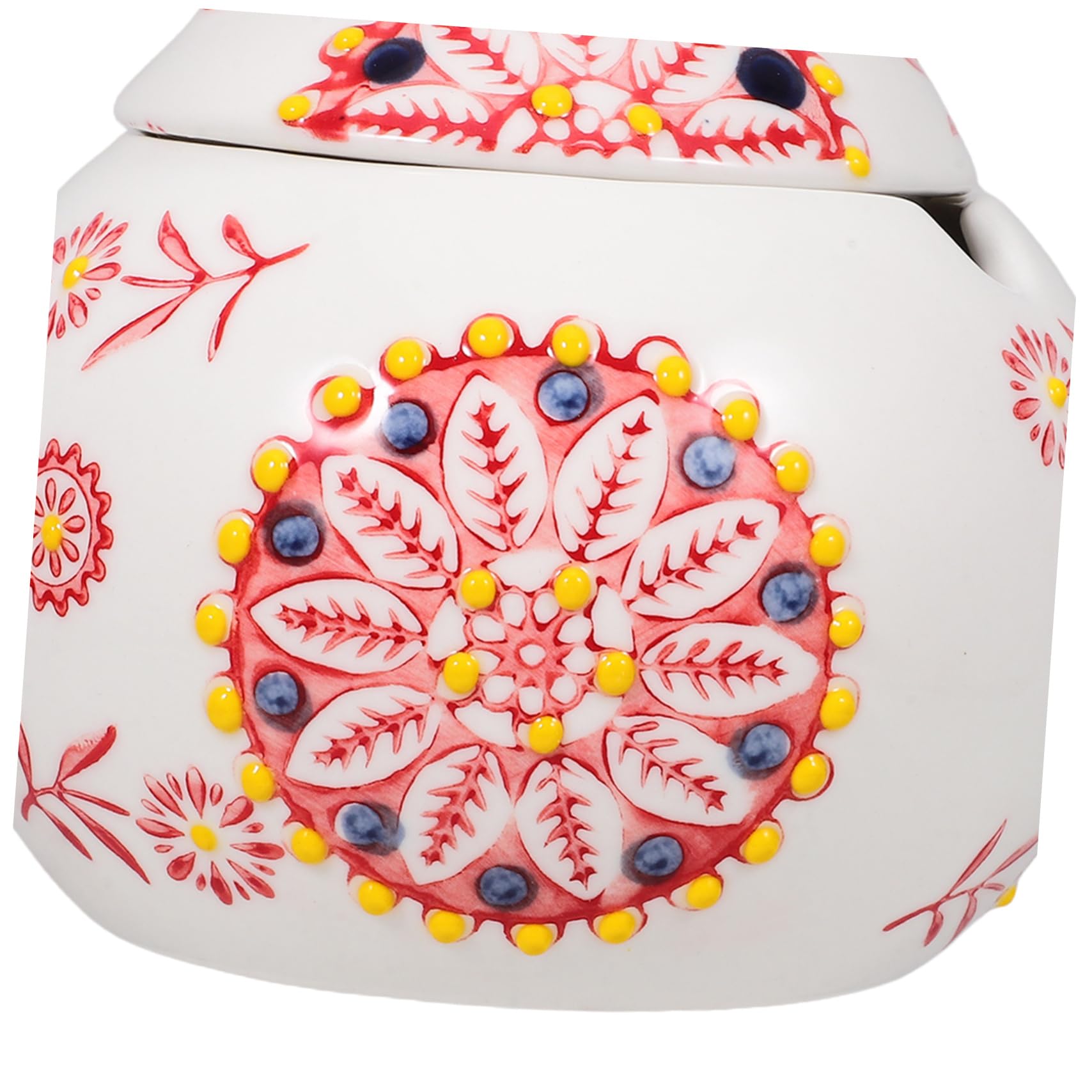 Pot À ÉPices En CéRamique Forme De Poule Avec Couvercle Pour Rangement D'Assaisonnement BoîTe À Biscuits DéCorative Pour Cuisine Snacks Et FêTes De PâQues 5.31X4.33X4.33In