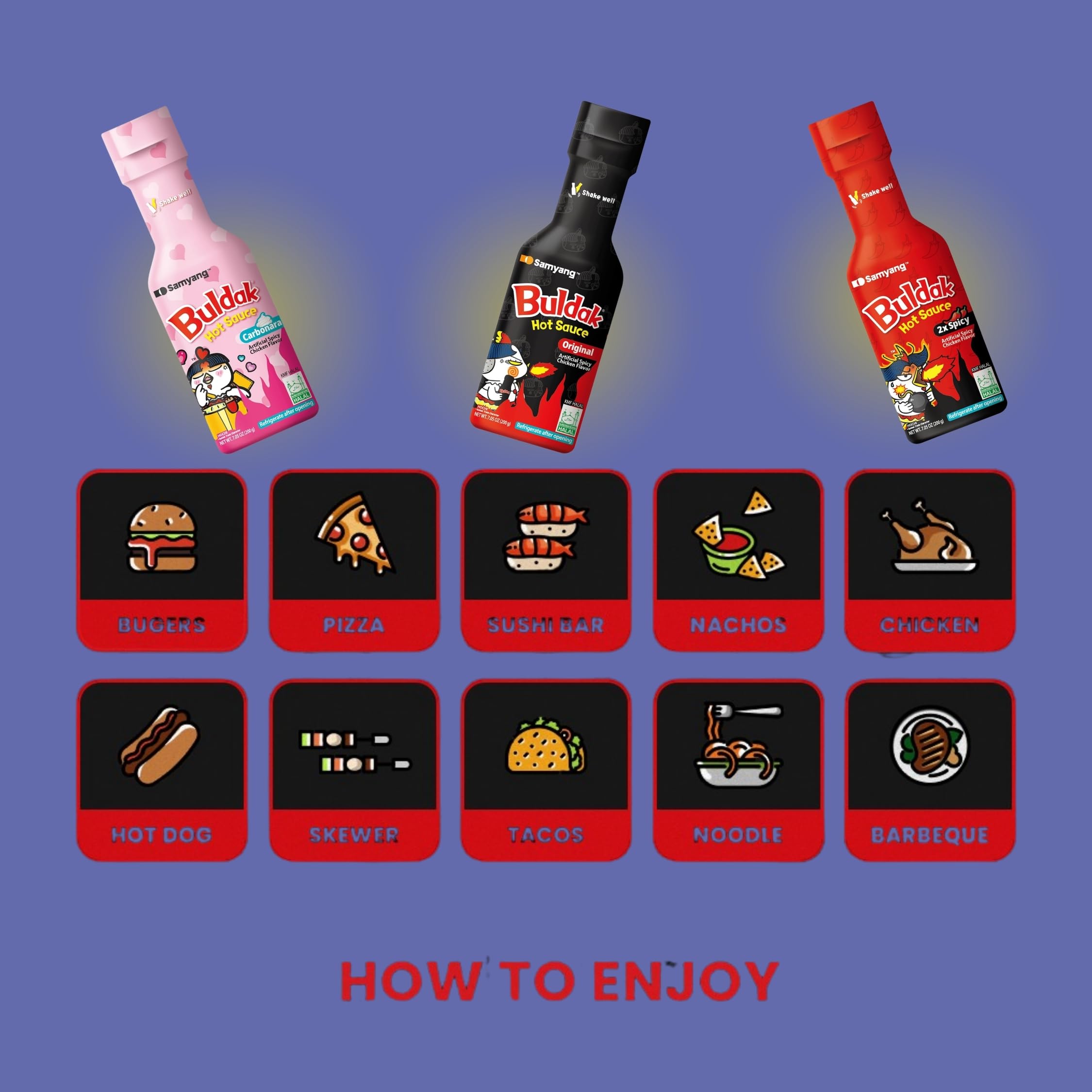 Samyang Buldak Salsa Coreana Picante Cremosa Original 200g Pack