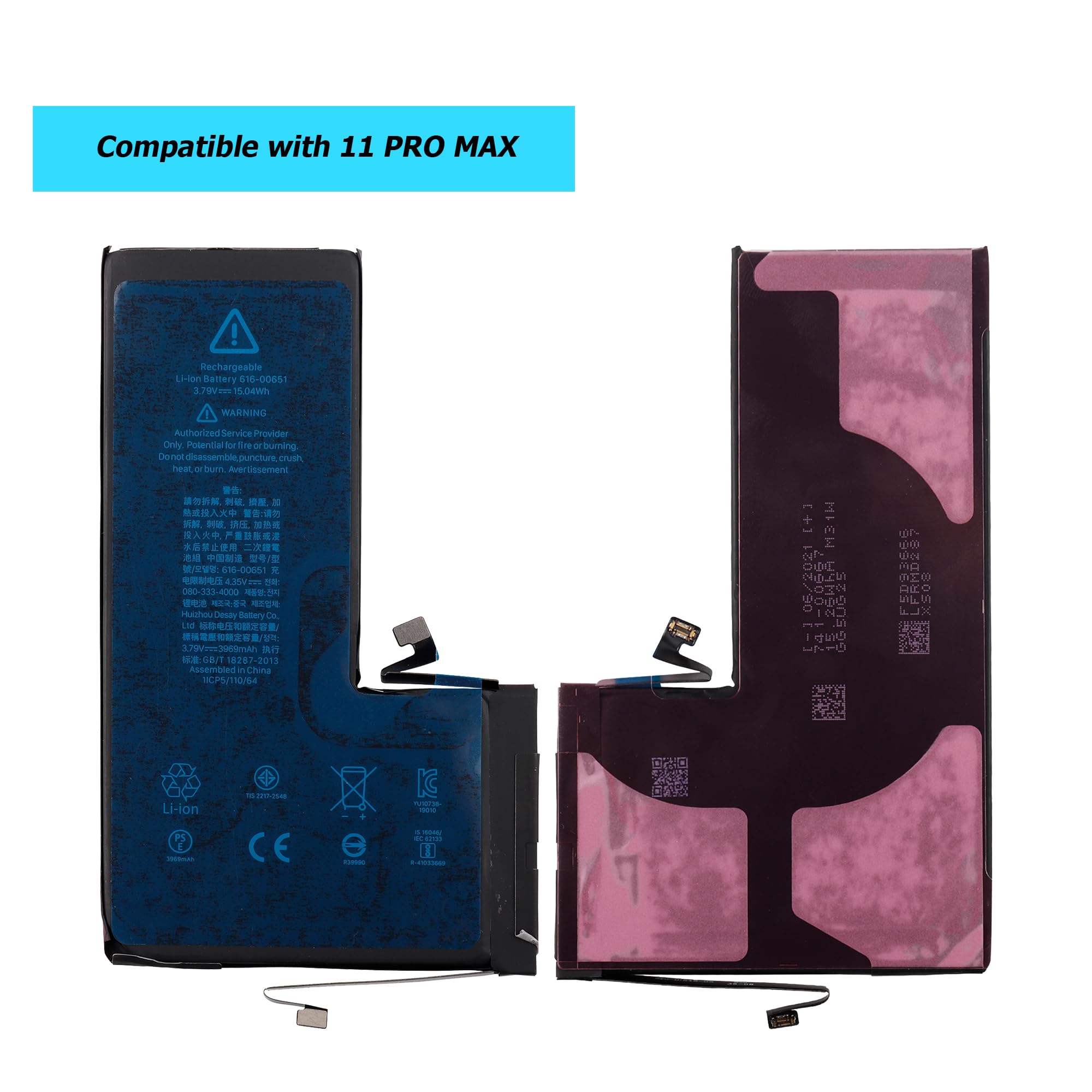 Amazon.com: Vvsialeek [2023 New] 616-00653 Replacement Battery