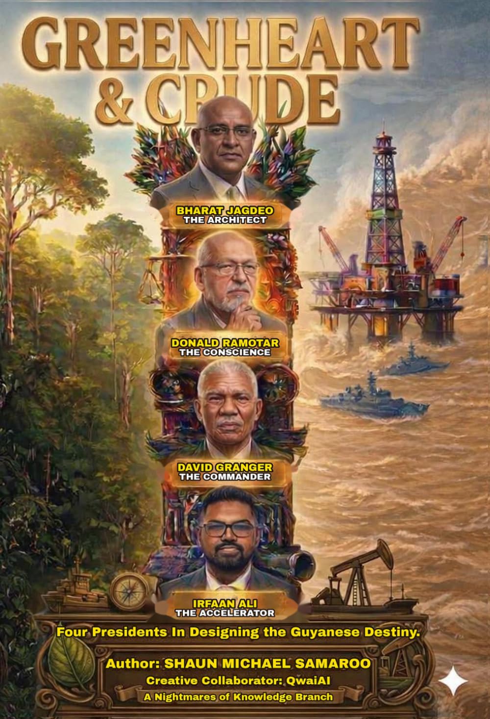 GREENHEART & CRUDE: Four Presidents In Designing the Guyana Dream (Nightmares of Knowledge)
