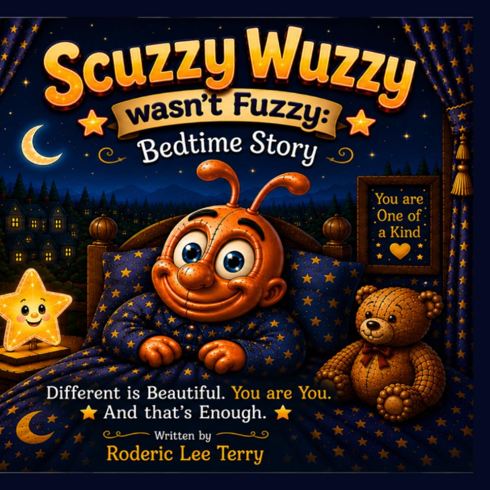 Scuzzy Wuzzy Wasn't Fuzzy: A Bedtime Story: A Heartwarming Children's Bedtime Book About Being Different, Building Confidence, and Learning to Shine in Your Own Way