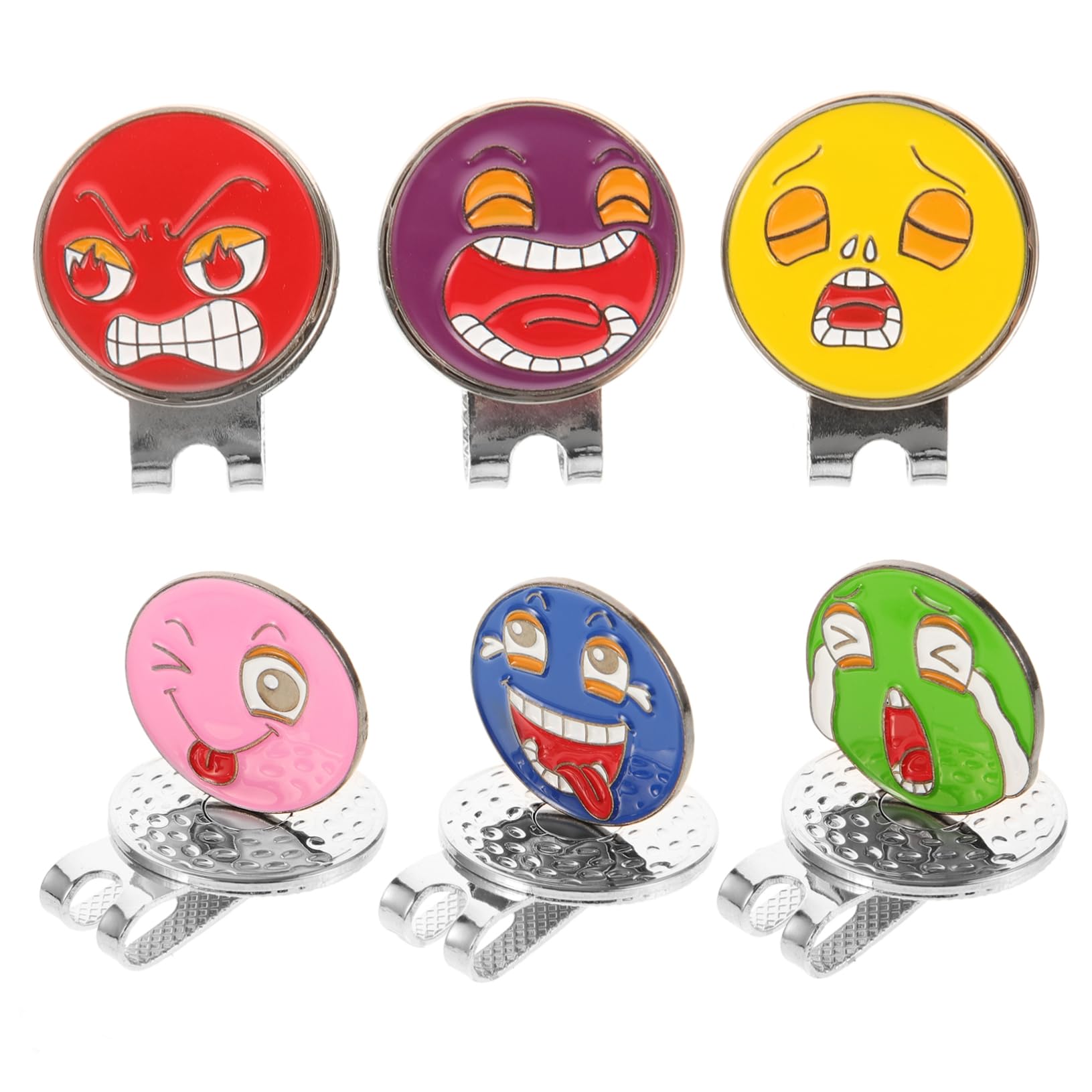 VANZACK Golfhut-Clip Kappen Golfball Golfzubehör Ballmarker Dekorativer Golfmarker Tragbarer Golfmarker Praktischer Golfmarker Golf-Marker-Hut-Clip Dekorative Golfmarker