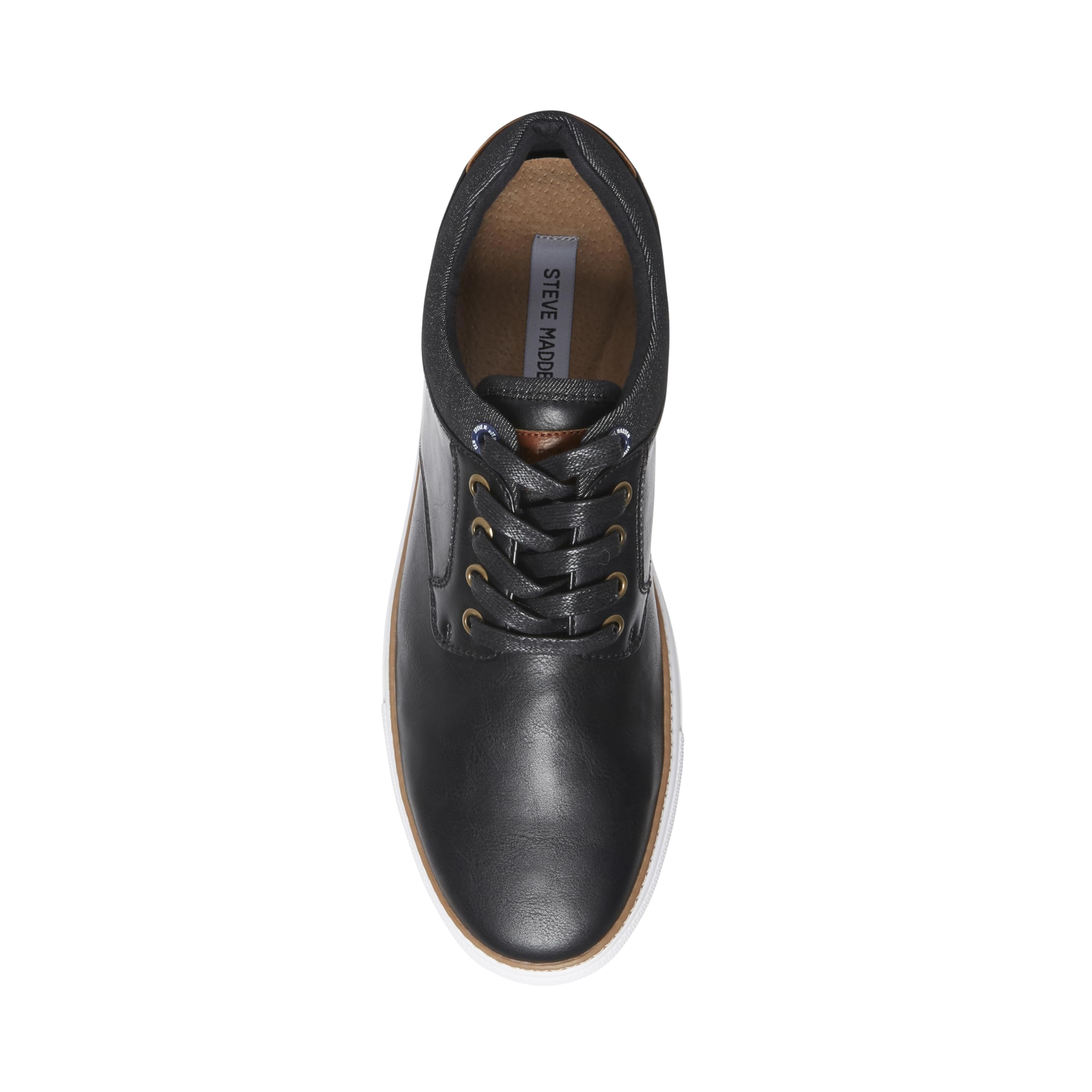 Steve Madden Gully-s, Oxford Hombre, Black, 40 EU