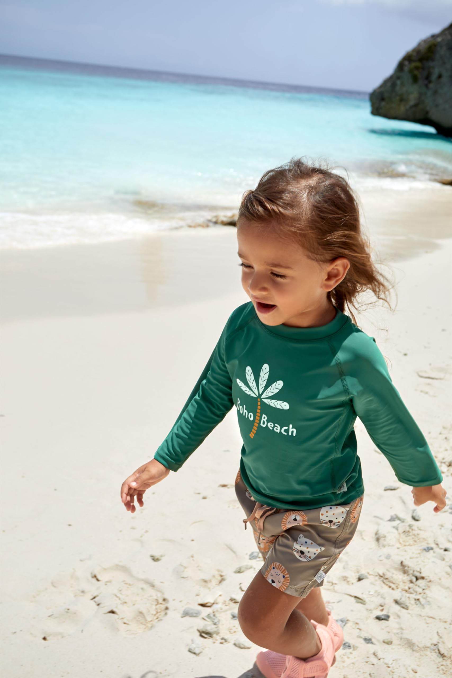 LÄSSIG Unisex Baby Rashguard Langarm Rash-Guard-Shirt