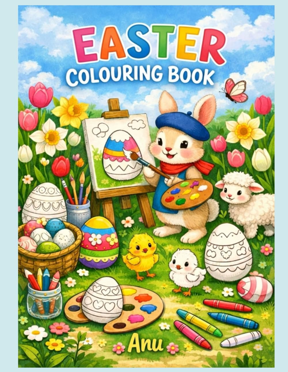 Easter Colouring Book: Creative Easter Activities and Designs for Children Ages 4-10