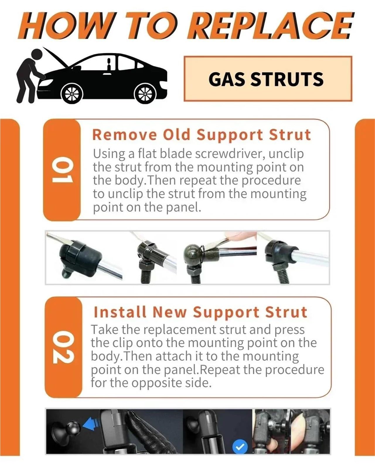 Ressorts à Gaz Pour Hayon - Nissan Patrol GU Y61 (Séries 1, 2, 3) - Amortisseurs De Coffre Neufs
