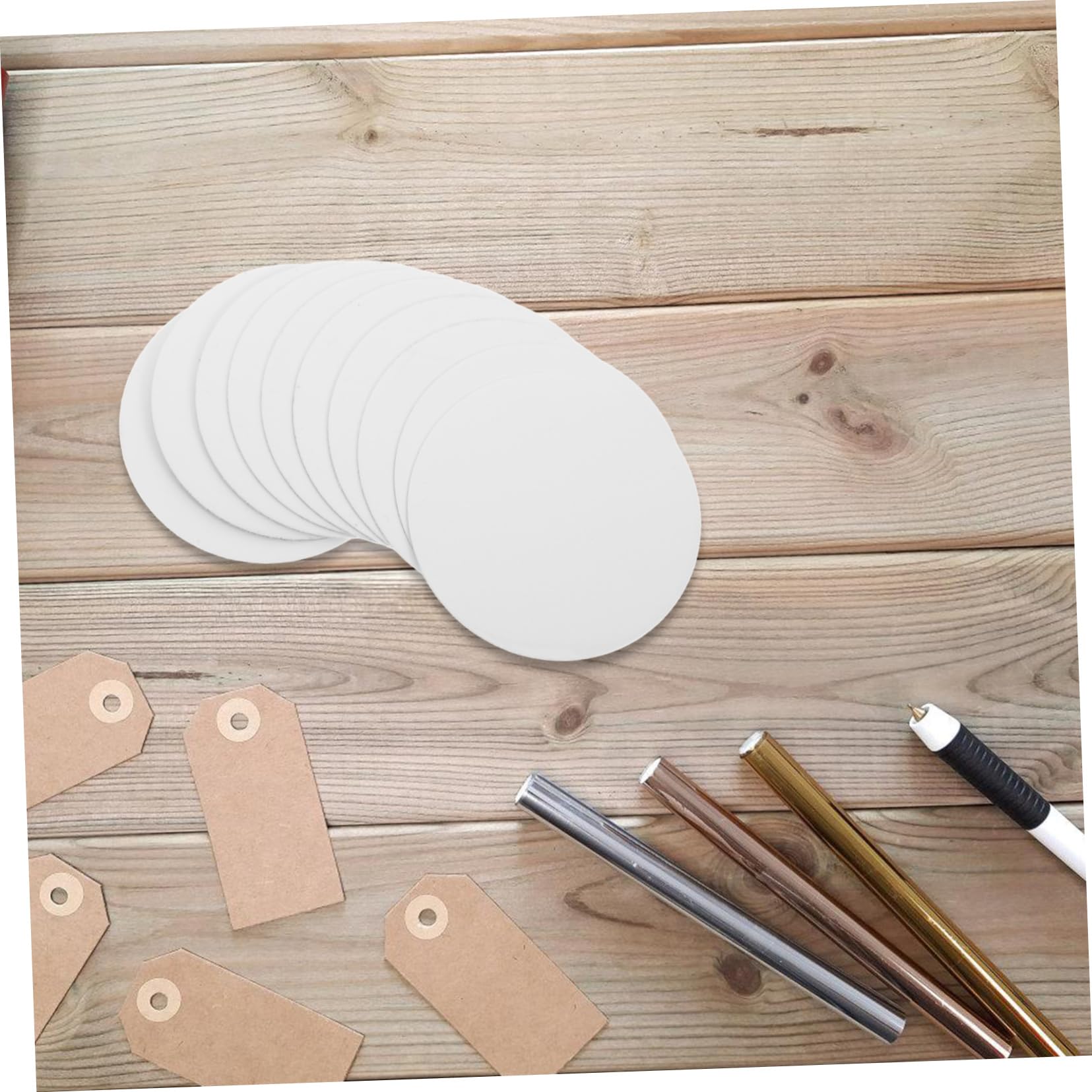 Cabilock Plaques De Sublimation Rondes En Aluminium, 10 Pièces, Bricolage, Transfert De Chaleur, Panneau Photo, Transfert De Chaleur, Feuilles D'aluminium, Sublimation