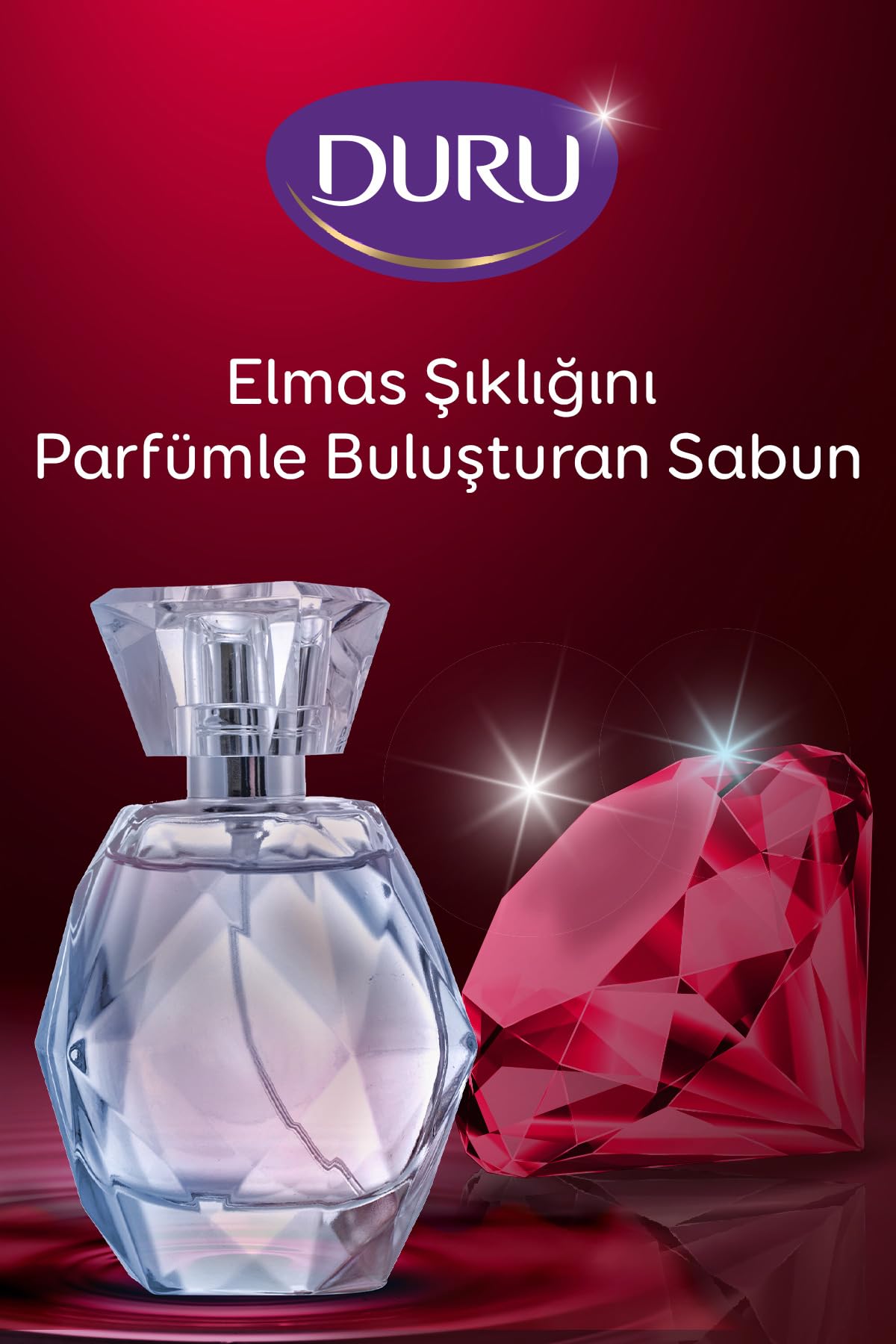 DURU Diamonds Oriental Red Sabun, 90Gramx4