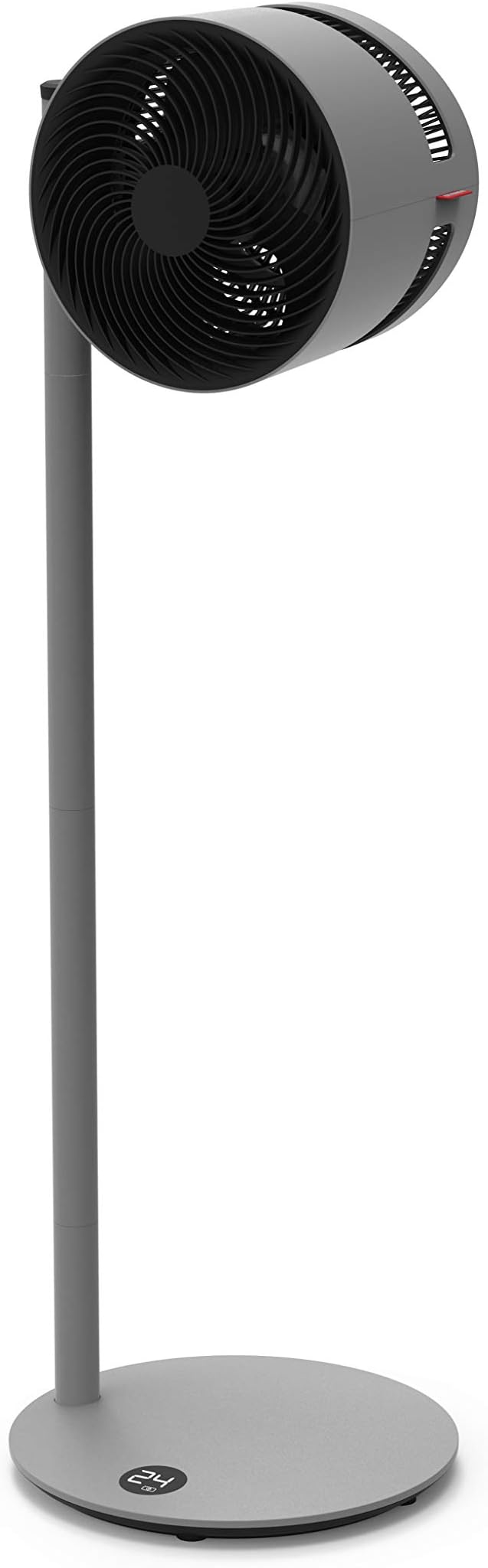 Boneco F235 Pedestal Fan Air Circulator, 4 Speeds, Adjustable Airflow, Variable Height 33W Cooling Fan with Modern Design and Smart Bluetooth App Control (Grey/White)