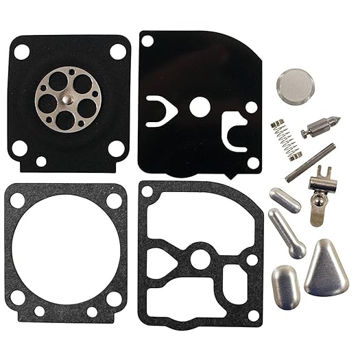 Stens OEM Carburetor Kit 615-127 Replacement for Zama C1Q-S33, C1Q-S33A, C1Q-S33B, C1Q-S34, C1Q-S34A, C1Q-S34B, C1Q-S34C, C1Q-S34D, C1Q-S34E, C1Q-S34G, C1Q-S34H, C1Q-S35, C1Q-S35A, C1Q-S35B RB-40