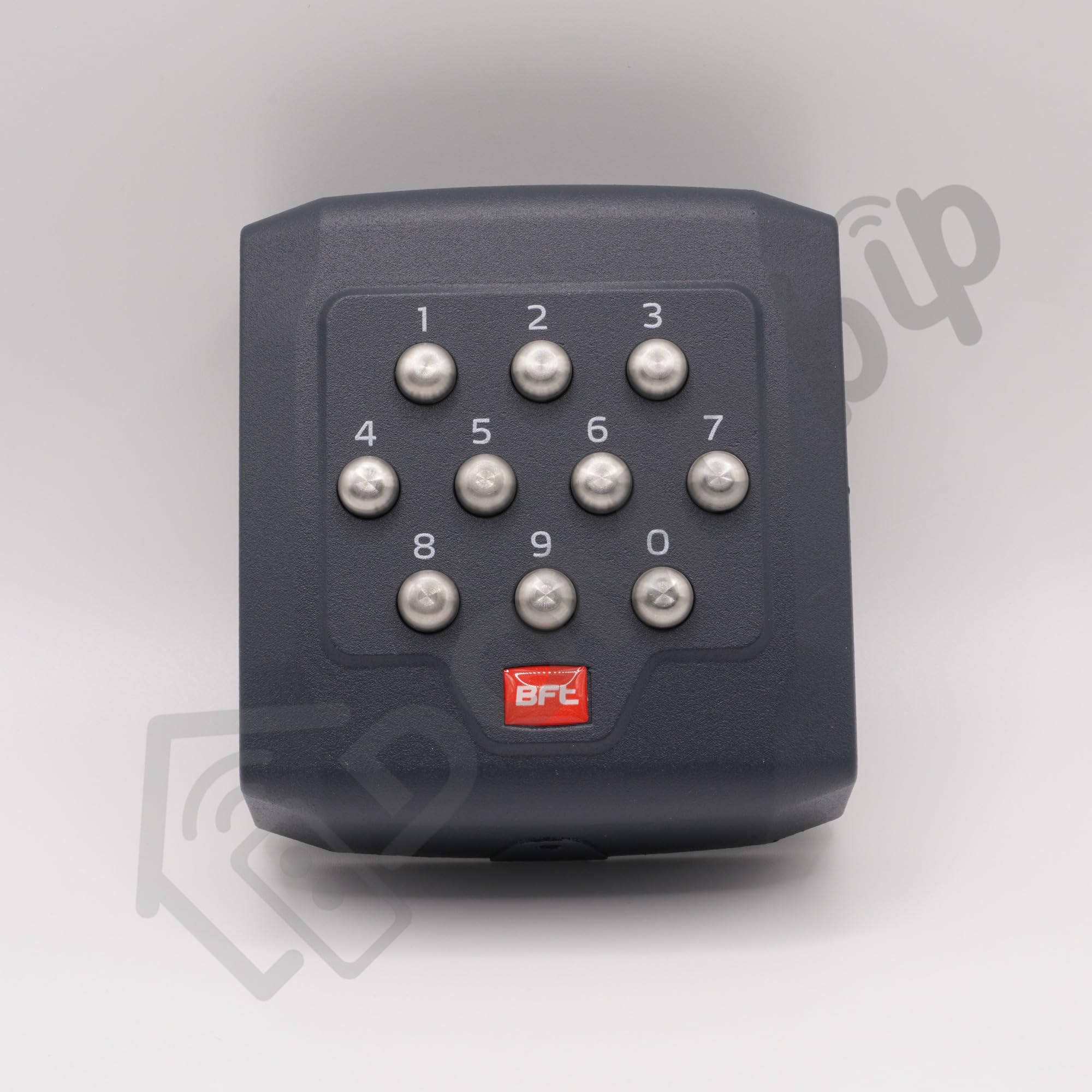 BFT Q.BO PAD P121025 - Clavier à code filaire antivandalisme - Contrôle d’accès Wiegand - 12/24 V - Boîtier métal - Touches inox + 1 Goodies DOMOBIP
