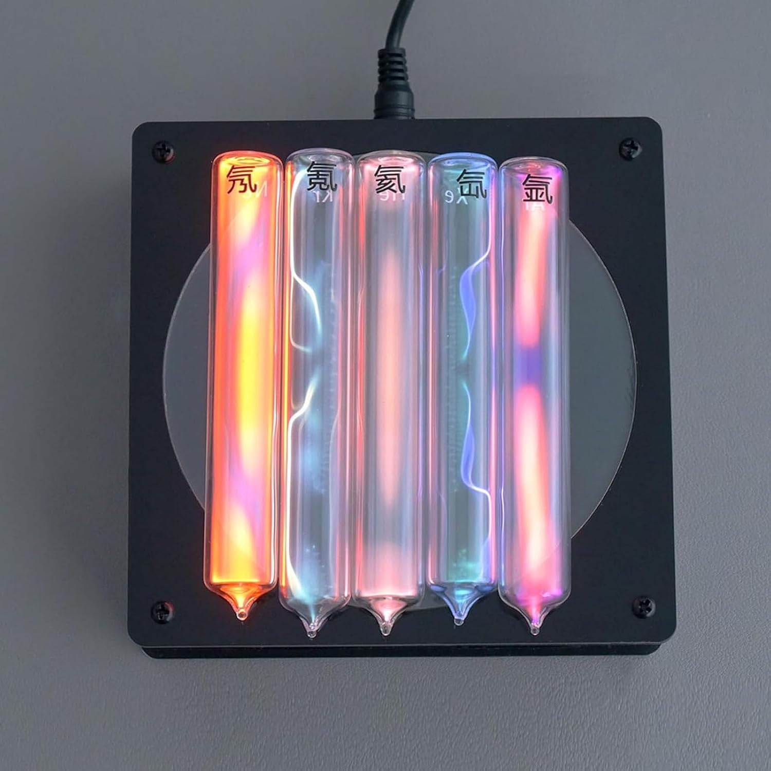 Lámpara de rayos de plasma, luz en forma de tubo de plasma para actividades al aire libre, señal de advertencia y regalo de ciencia
