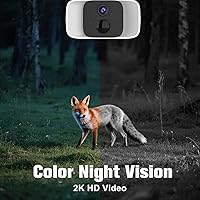 Vista 6 de Cámara de seguridad solar celular 4G LTE para exteriores, 365 días de datos ilimitados gratuitos, cámara inteligente Tuya, vigilancia al aire libre