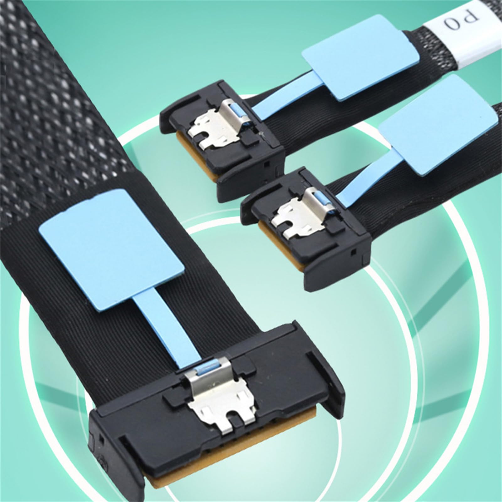 Il cavo splitter PCIE Gen 5 aggiorna la linea dati del server 50 cm 19,7 pollici strumenti di manutenzione server