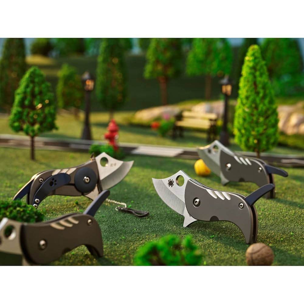 Amazon.com : Spyderco Pochi Knife with Stainless Steel Blade