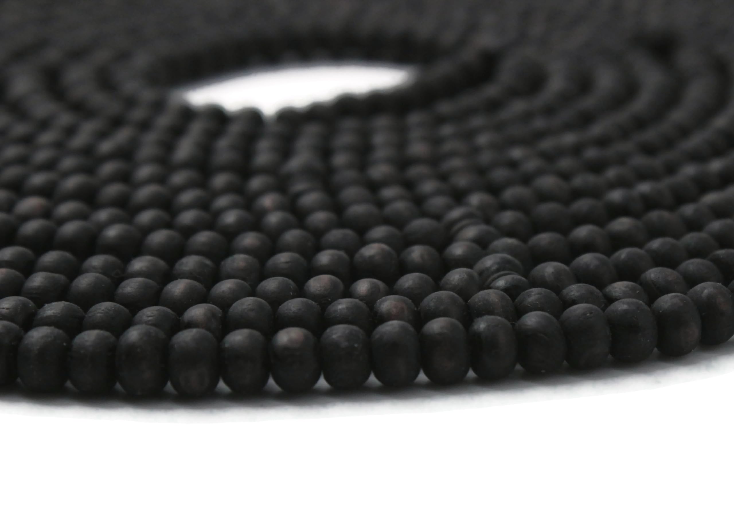 Ręcznie robiony różaniec z drewna oliwnego 1000 koralików Tasbeeh czarny Misbaha Islamski prezent Tasbih 4,5 mm mały rozmiar różaniec Dhikr