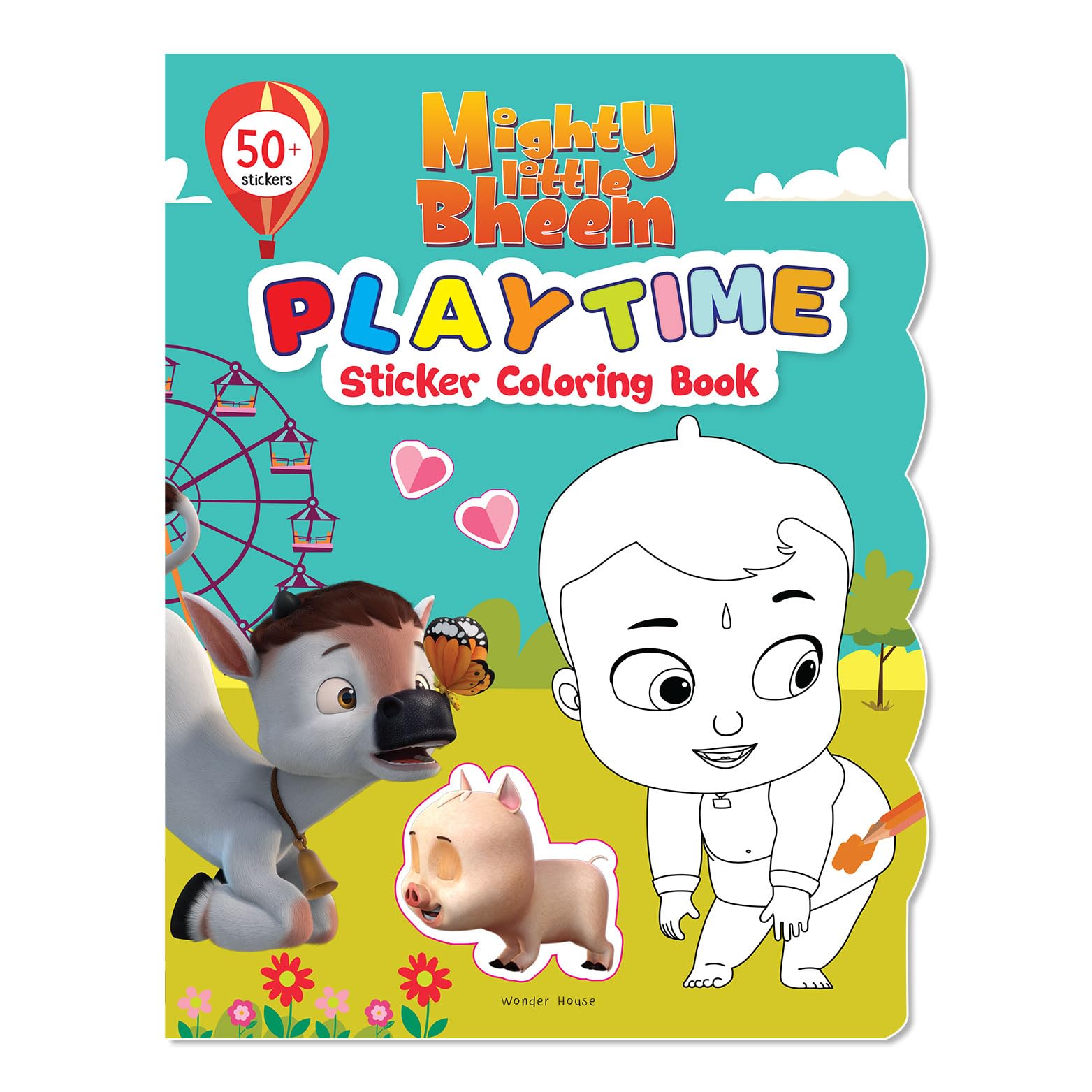 Mighty Little Bheem - Playtime : Sticker And Coloring Fun Activity Book