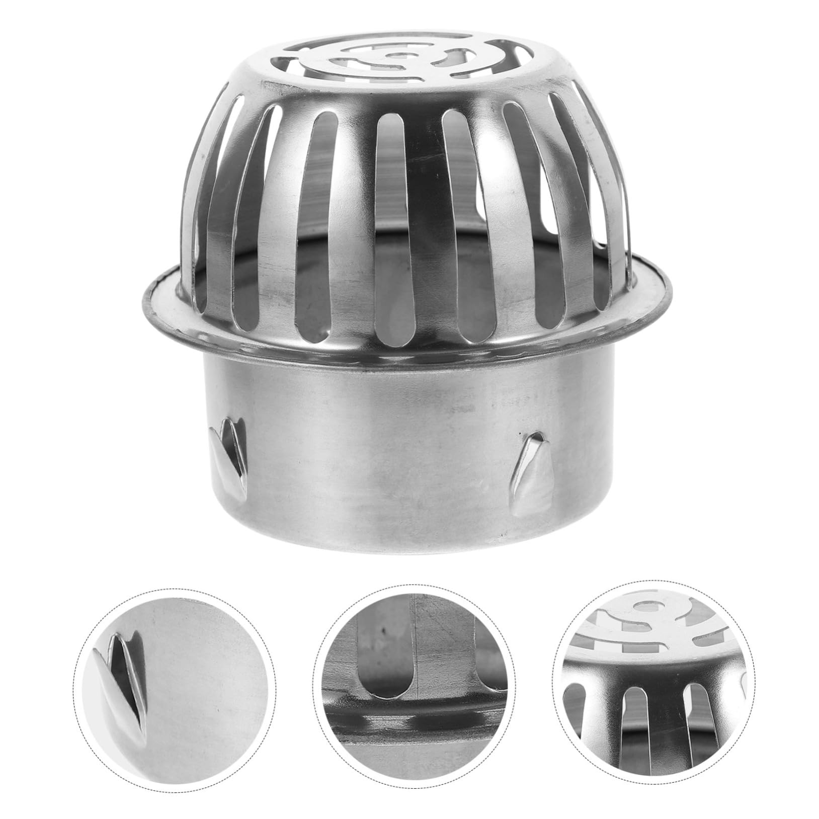 Gadpiparty 5piezas Desagüe De Piso Inoxidable De Alta Capacidad para Exteriores Interiores Filtro Antibloqueo para y Techo Instalación y