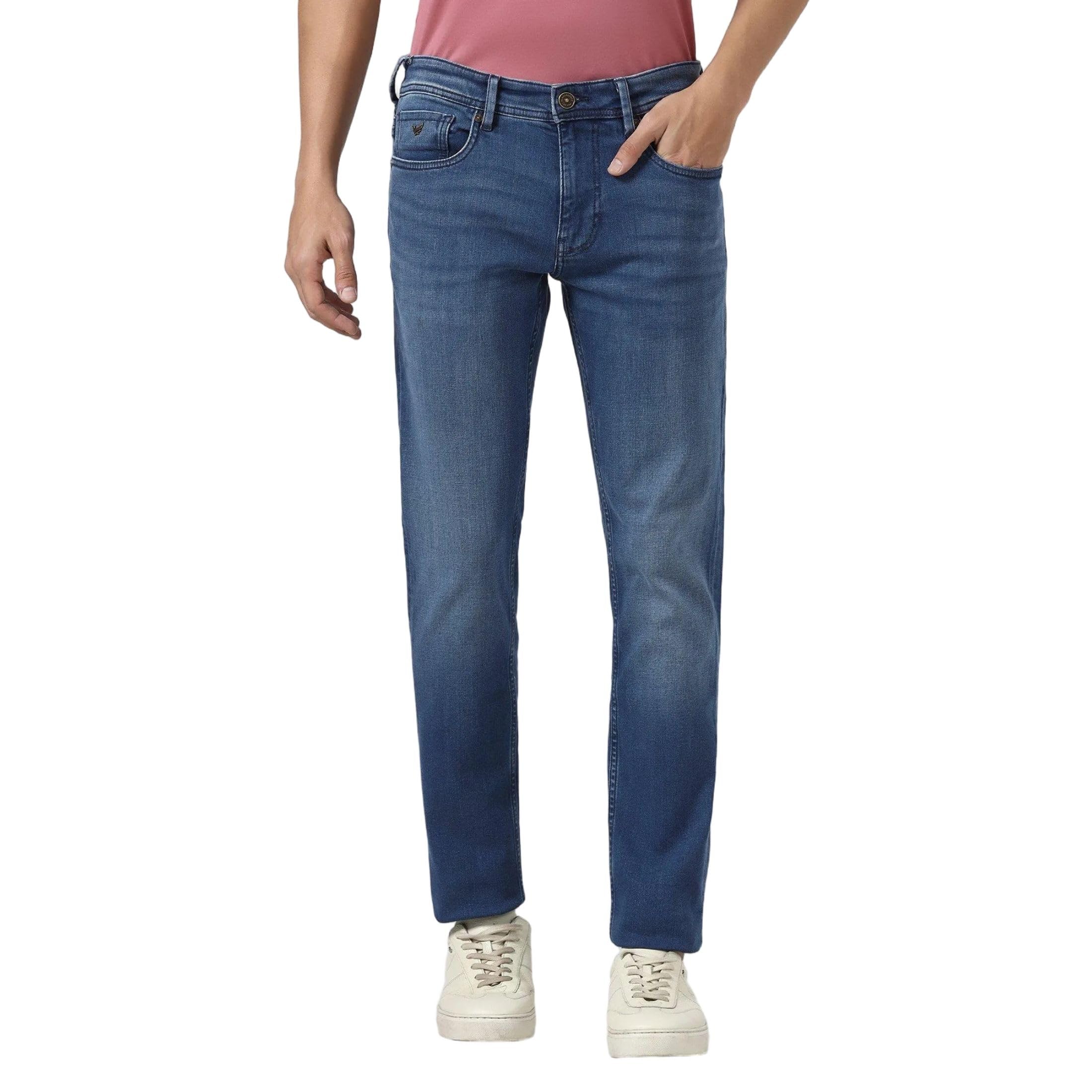 blackberrys Men's Cotton-Blend Solid Loose Fit Jeans-picture-24