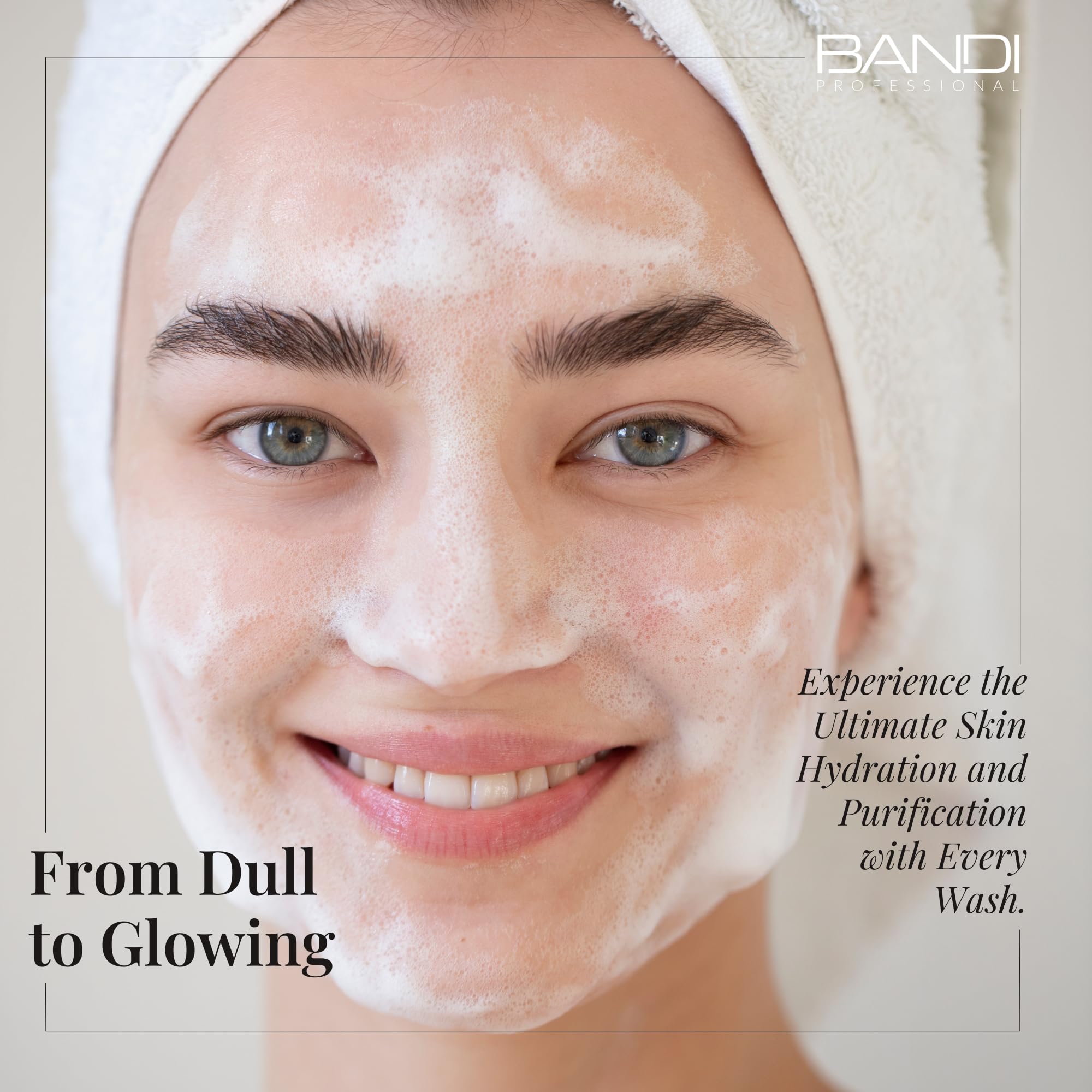 Bandi Marine Hyaluronic Acid Stimulator Witch Hazel Gentle Cleanser Hydrating Makeup Remover for All Skin Types Purifying Face Wash for Clear Radiant Skin - Image 2