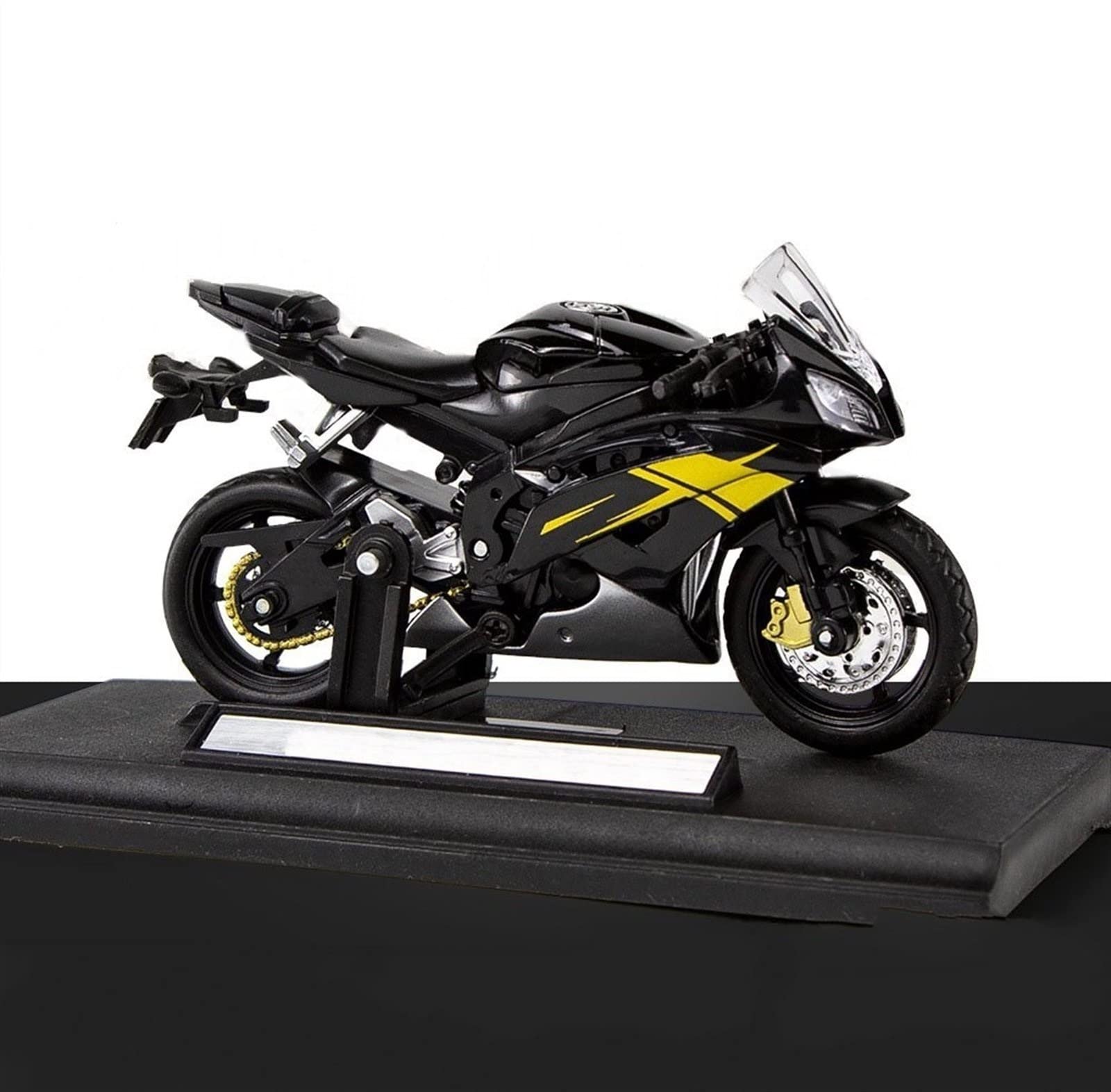 SEYXF Motorbike Toy Motorcycle Model Diecast Toys Boys Birthday Gift Collection 1/18 Scale for Y-AMAHA R6 Alloy