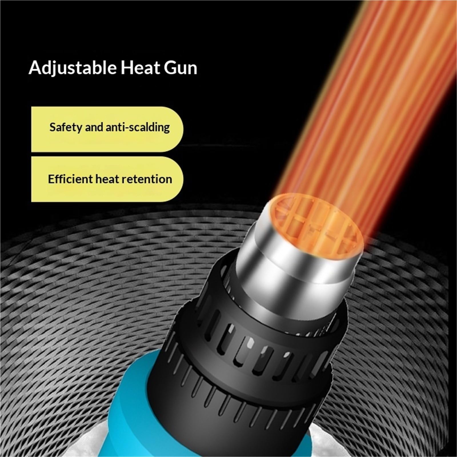 Temperatura Regolabile Portatile Ad Aria Calda Da 10 Pezzi 2000W