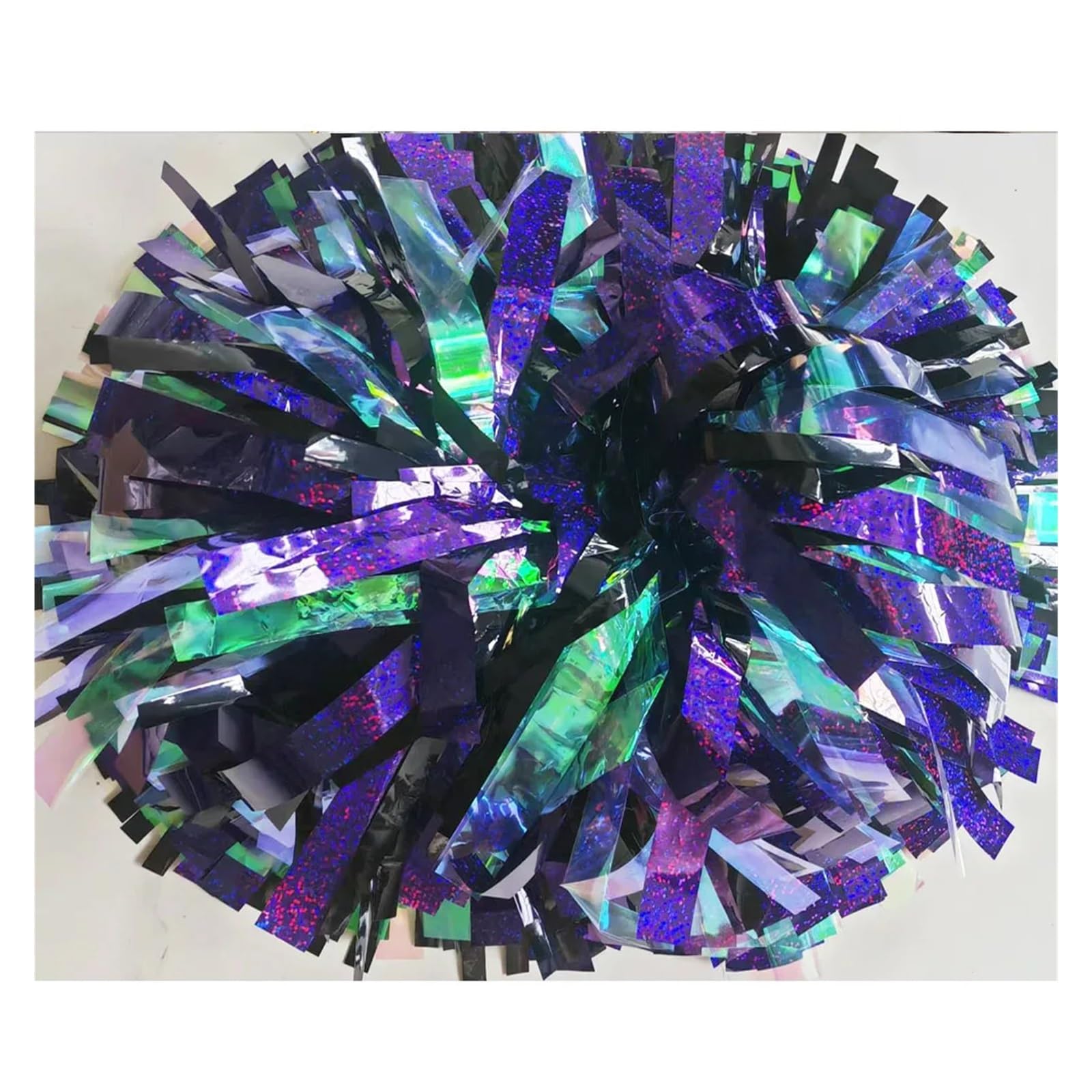 Cheerleading Poms for Sports Festival Performances(Color 19,4 Inch)