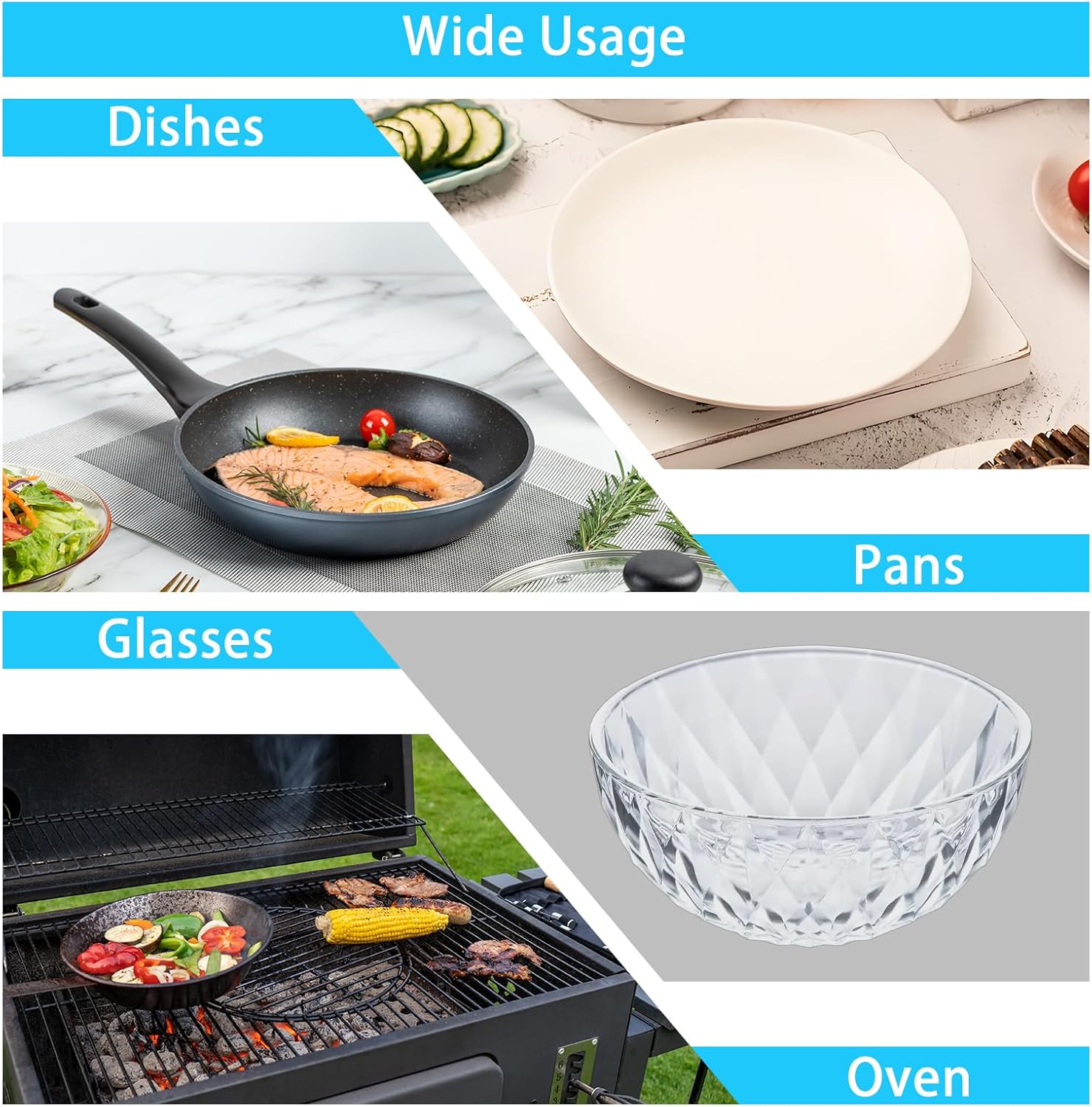 8 Packs Dish Wand Replacement Sponge Scouring Pad Heads Refills Compatible with Scrub Daddy, Scrub Sponge for Detachable Dish Scrubber Brush with Cut Out for Soap Dispensing, for Kitchen Cleaning - Image 5