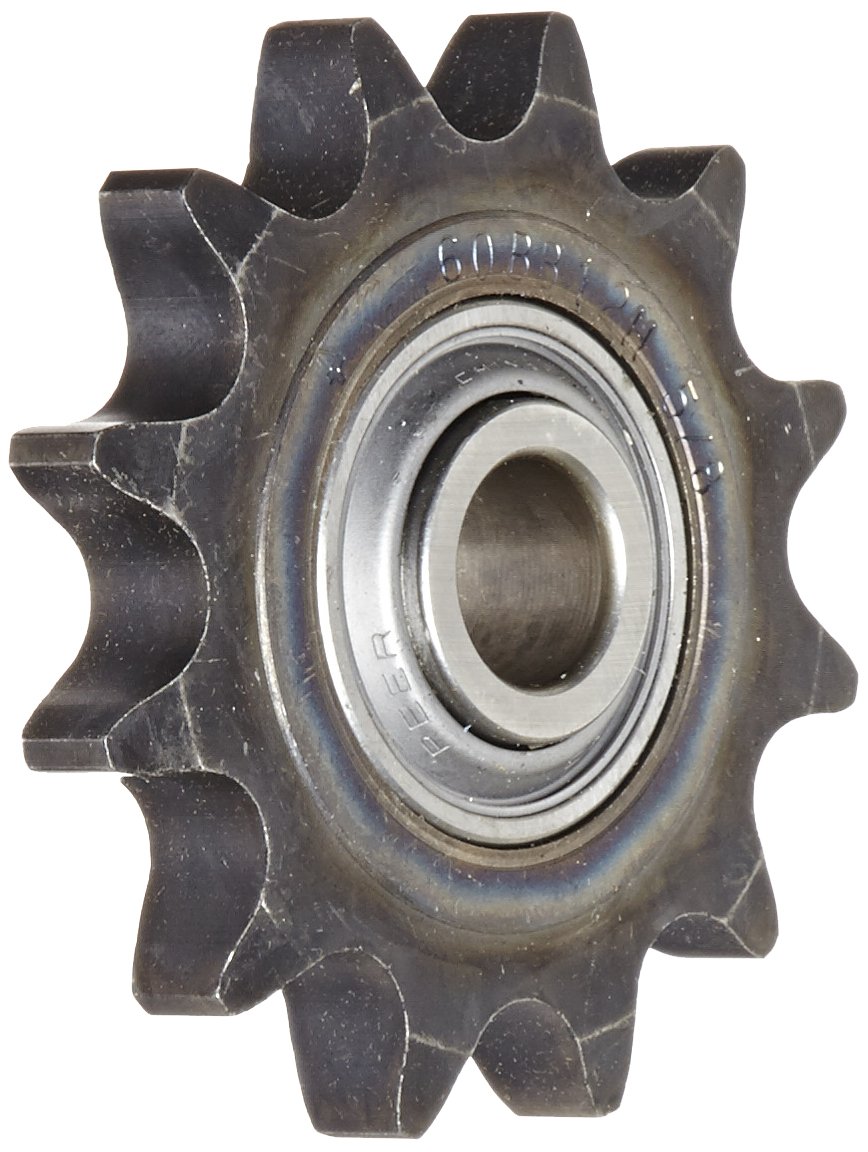 Martin Roller Chain Sprocket, Hardened Teeth, Idler, Type C Hub, Single Strand, 60 Chain Size, 0.75