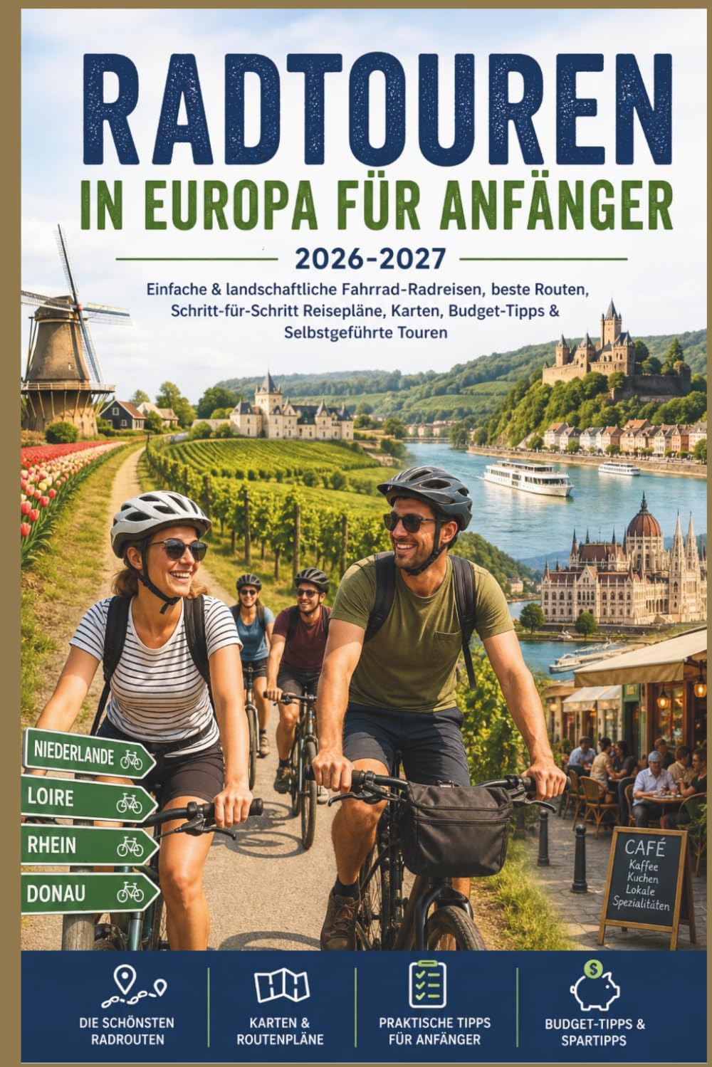 Radtouren in Europa für Anfänger 2026-2027: Einfache & landschaftliche Fahrrad-Radreisen, beste Routen, Schritt-für-Schritt Reisepläne, Karten, Budget-Tipps & Selbstgeführte Touren